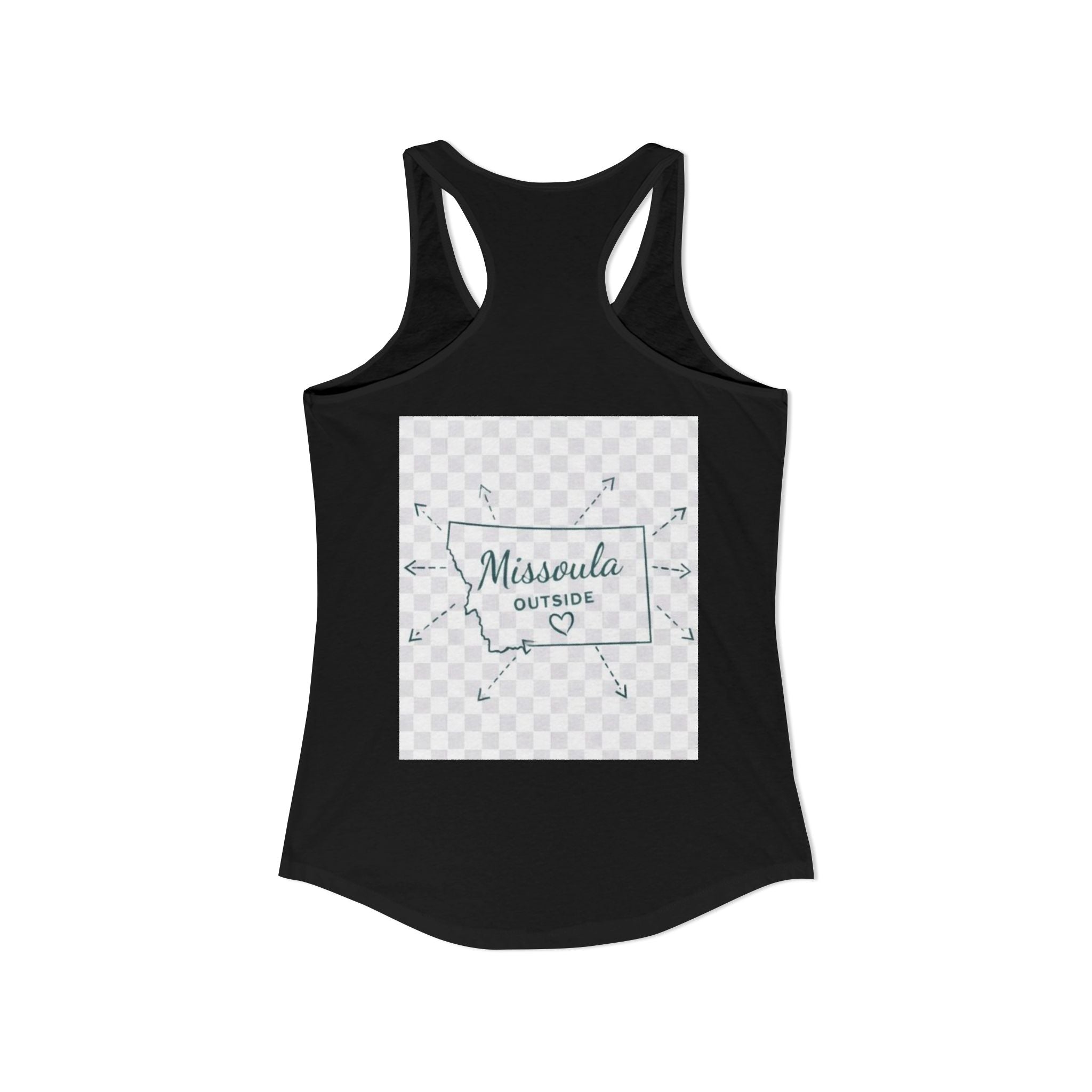 Missoula is Flocking anywhere outside of Montana Women's Ideal Racer back Tank