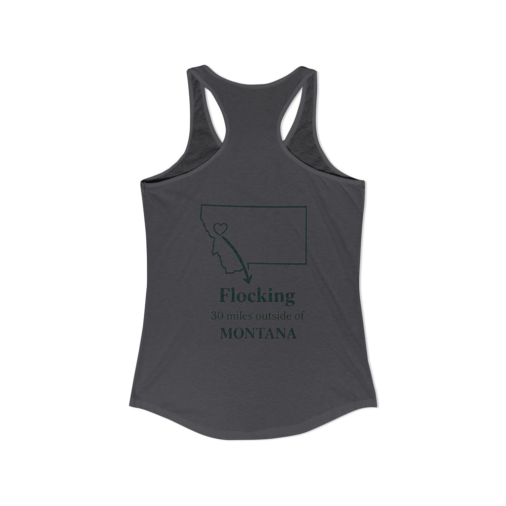 Say it loud and proud without your voice! With this Women's Ideal Racerback Tank