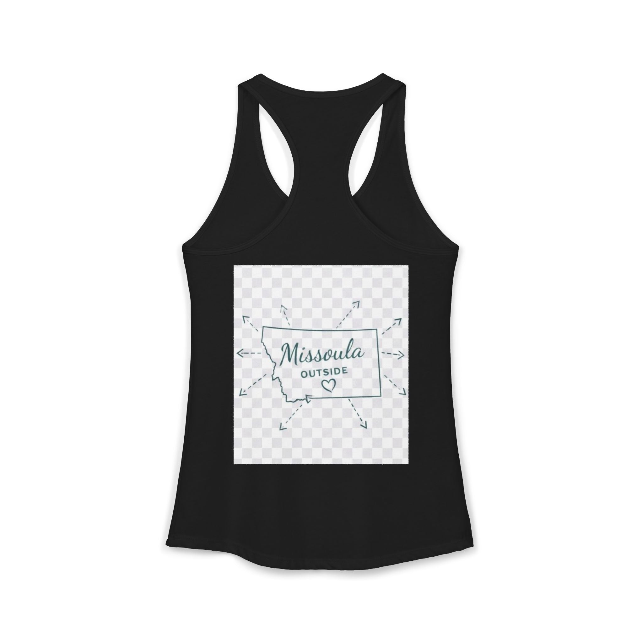 Missoula is Flocking anywhere outside of Montana Women's Ideal Racer back Tank
