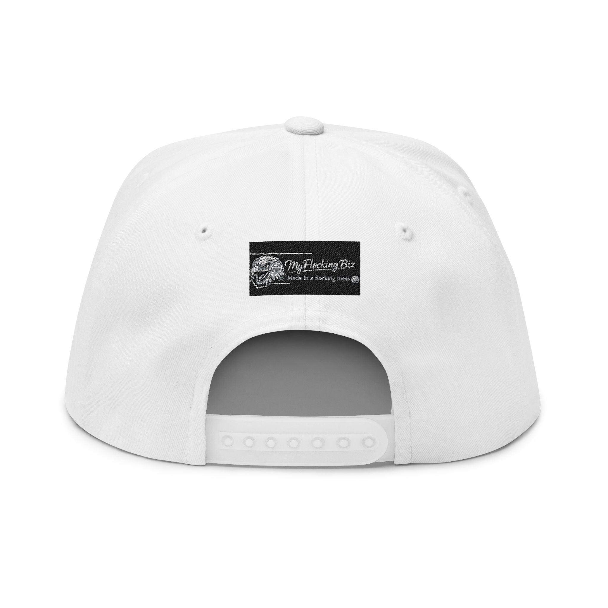 Veteran Warrior Survivor Embroidered Flat Bill Cap – "I’m No Quitter"