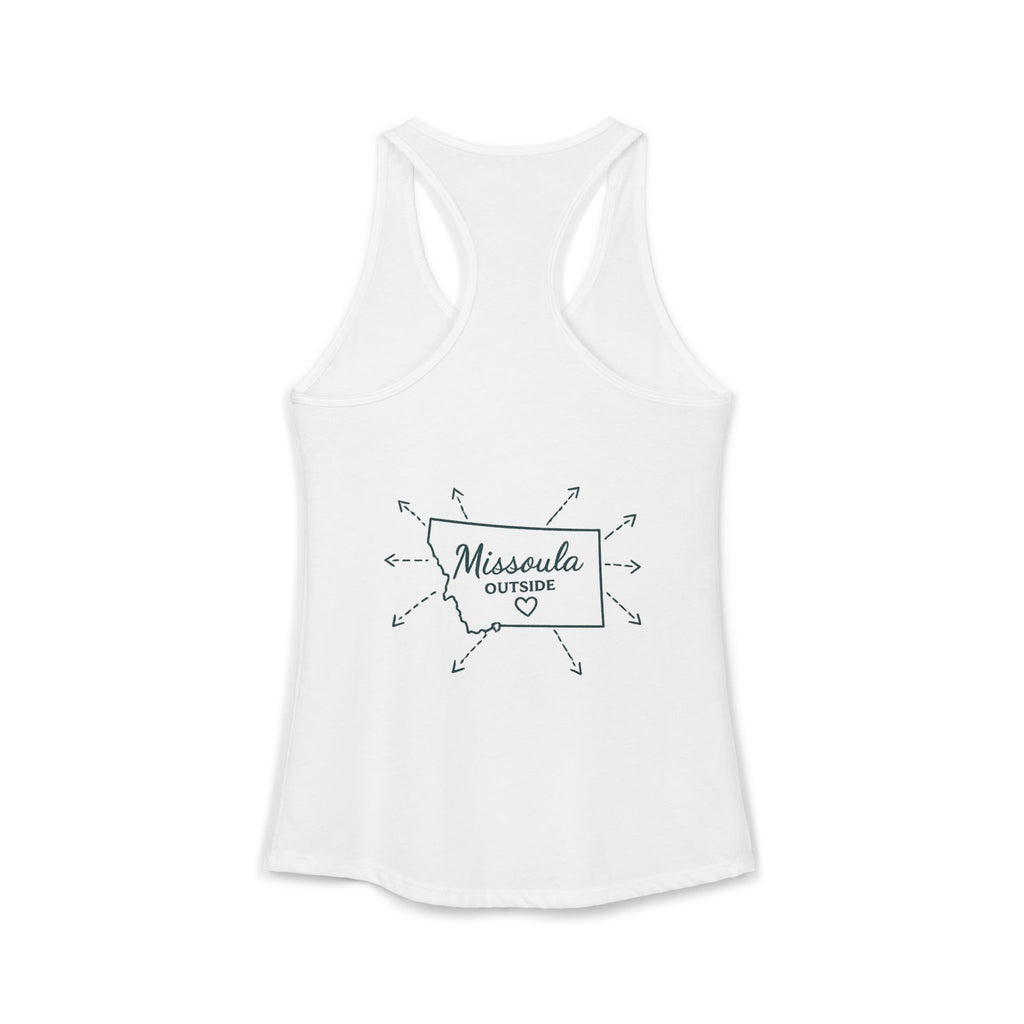 Directions for those seeking Missoula that need to be lost! Women's Ideal Racerback Tank