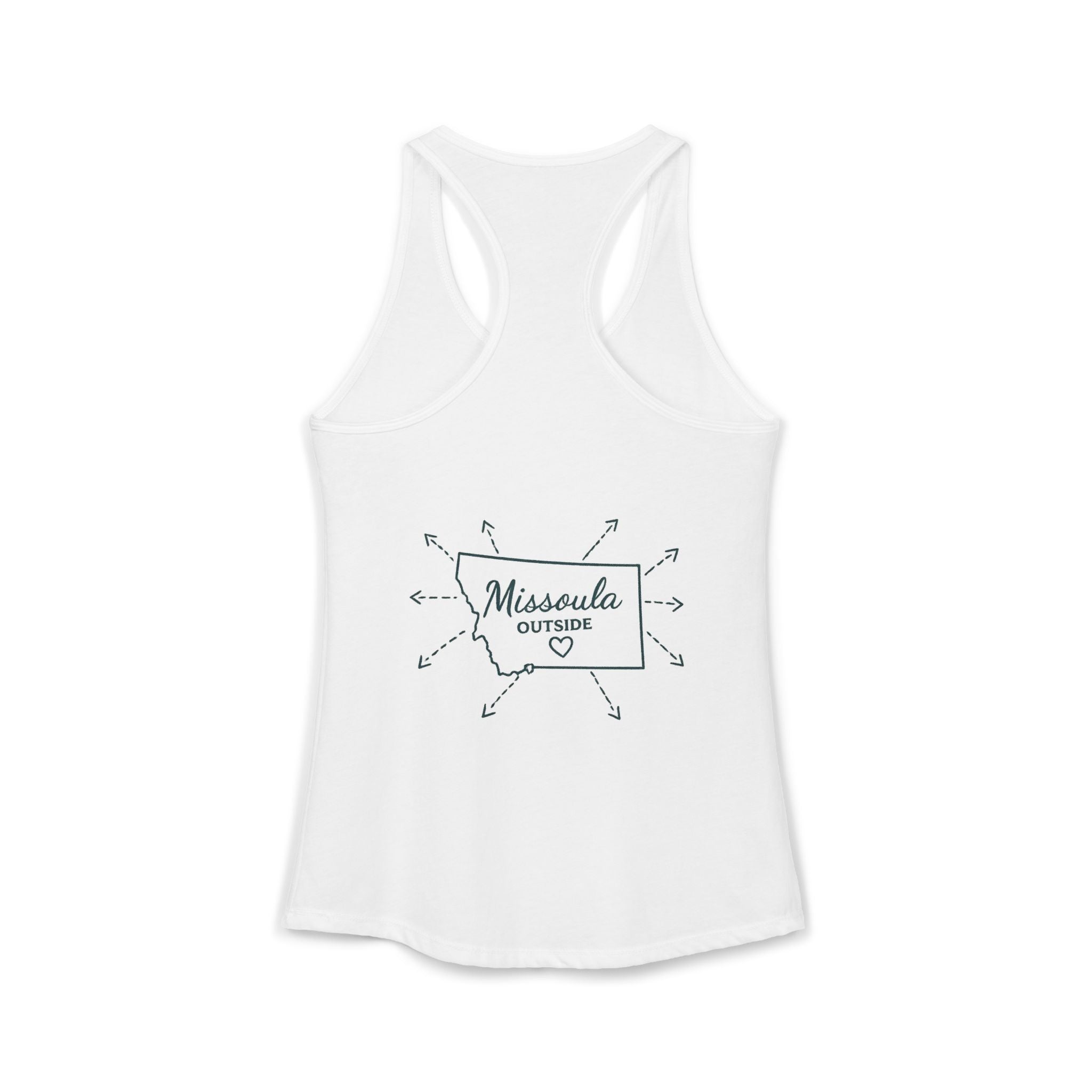 Directions for those seeking Missoula that need to be lost! Women's Ideal Racerback Tank
