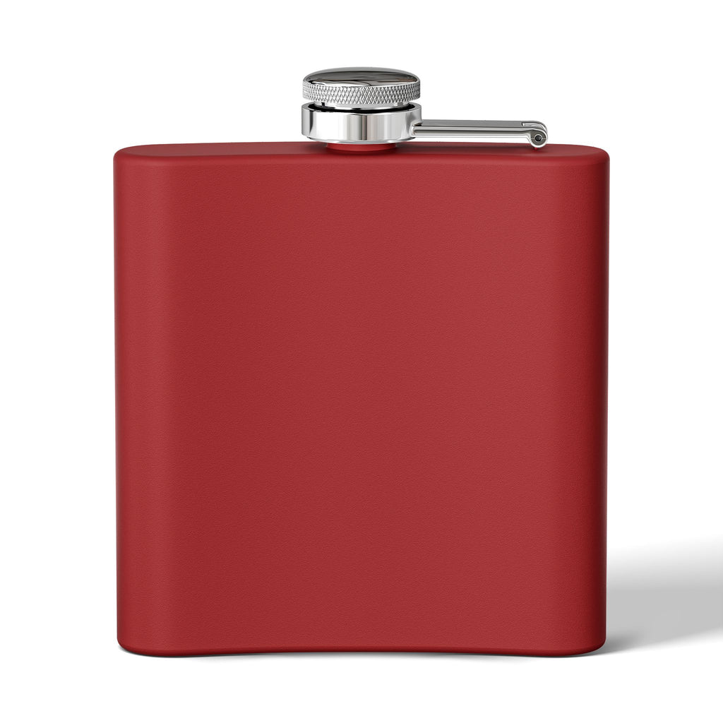 Flask — "Old Rockers Never Flocking Die" 6oz Stainless Steel Hip Flask