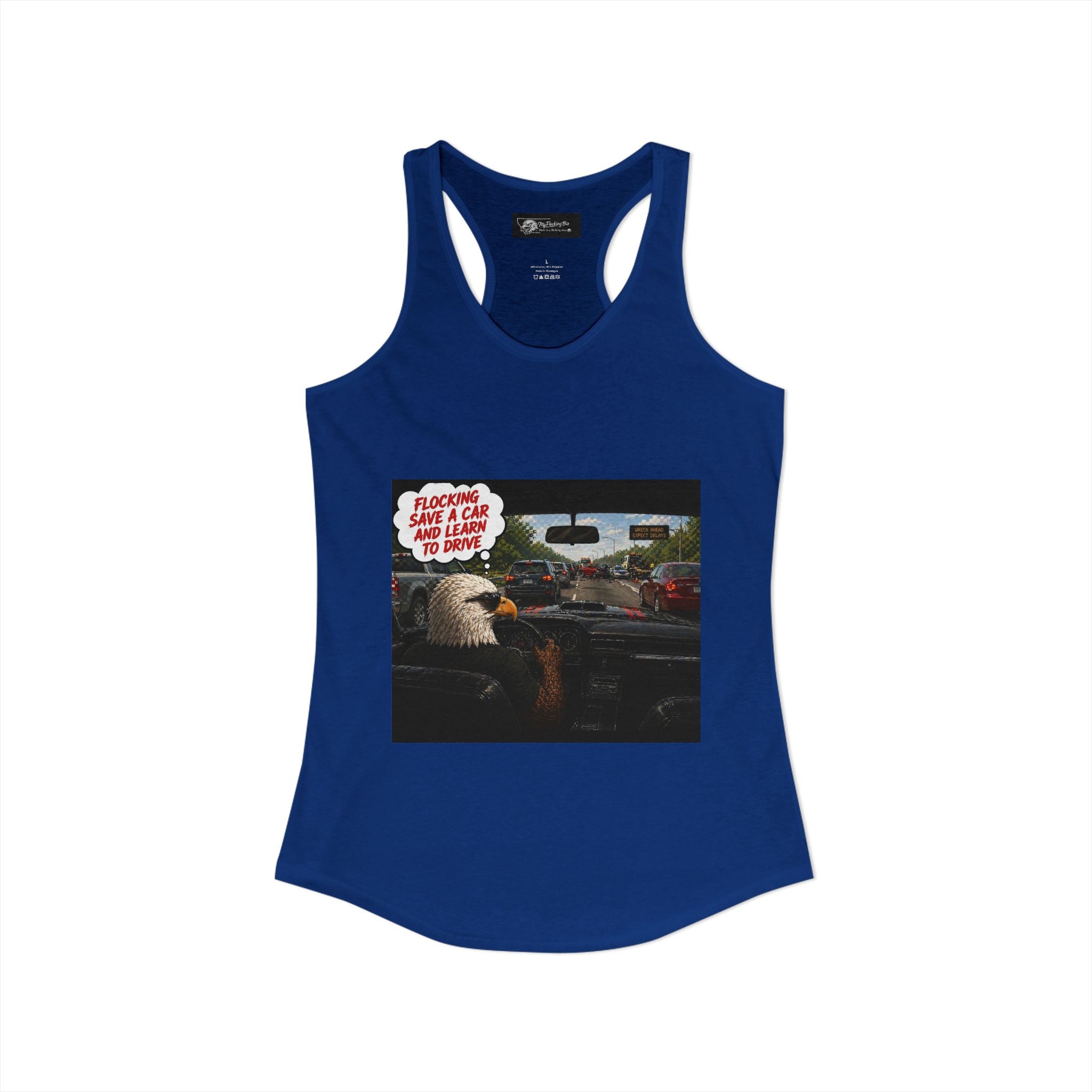 Learn to drive Save a Car Women's Ideal Racer back Tank