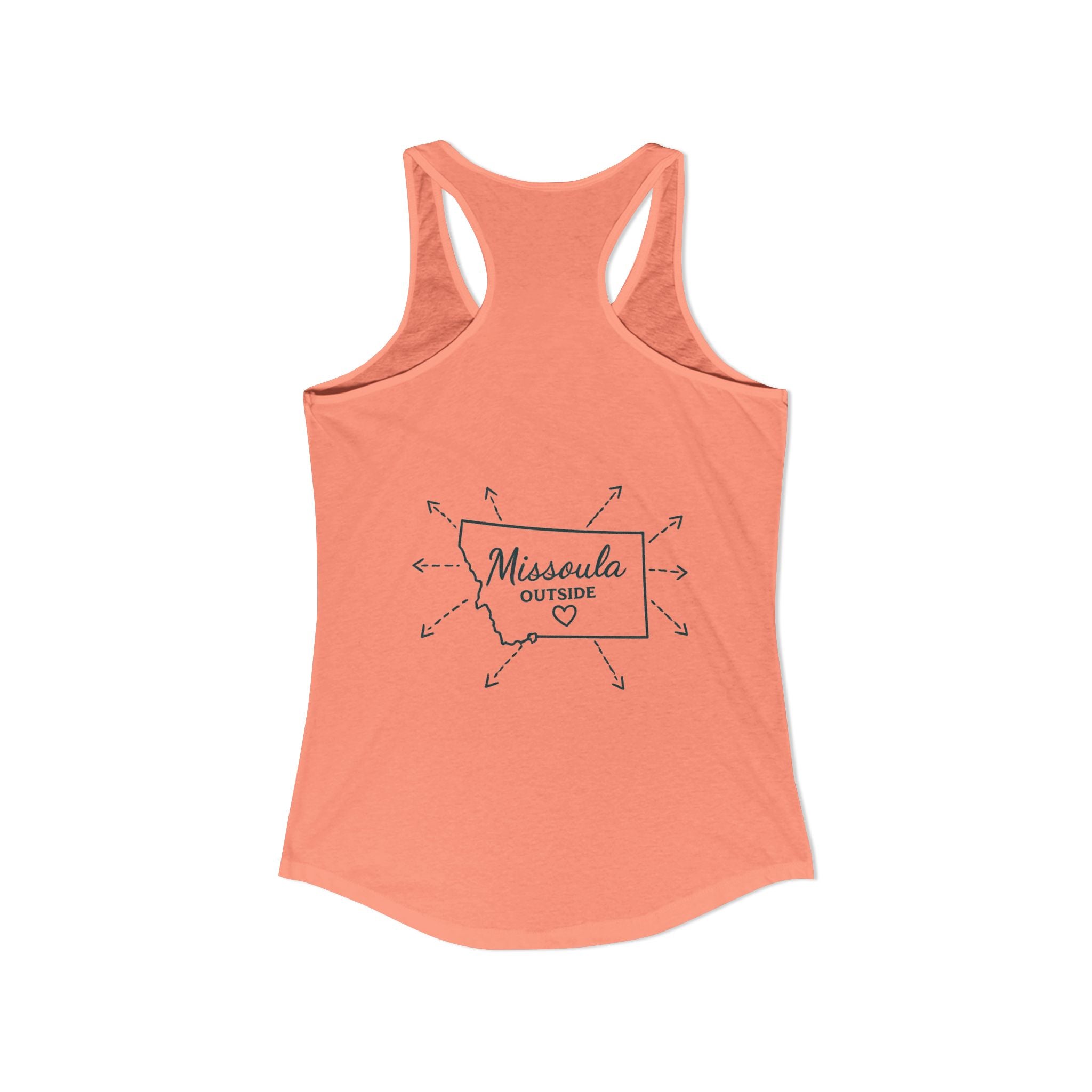 Directions for those seeking Missoula that need to be lost! Women's Ideal Racerback Tank