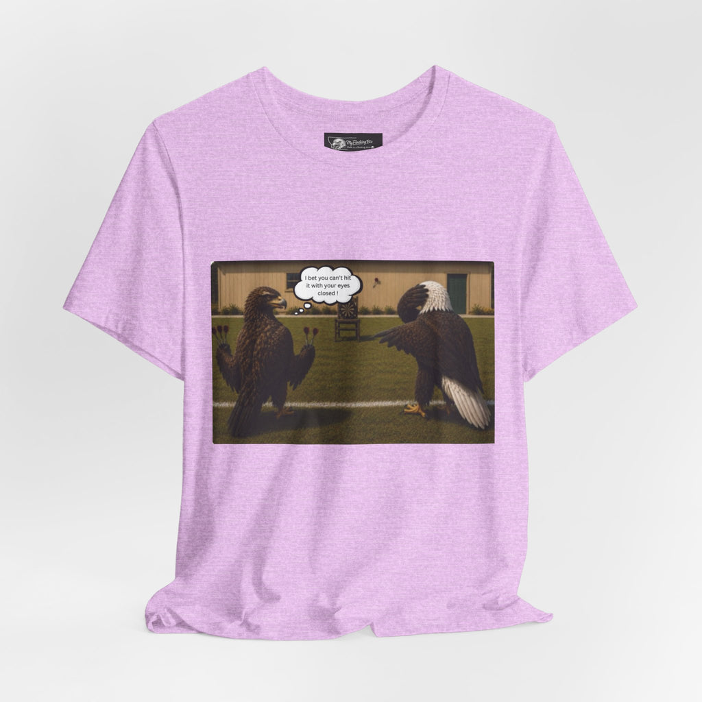 At least my "Darts" Are in A Row humor T-Shirt — Funny "At least my stocking darts are in a row" Graphic Tee