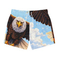 My Flocking Biz Fourth Of July Holiday edition Eagle Sky Swim Trunks — All-Over Print Patriotic Bird Beach Shorts