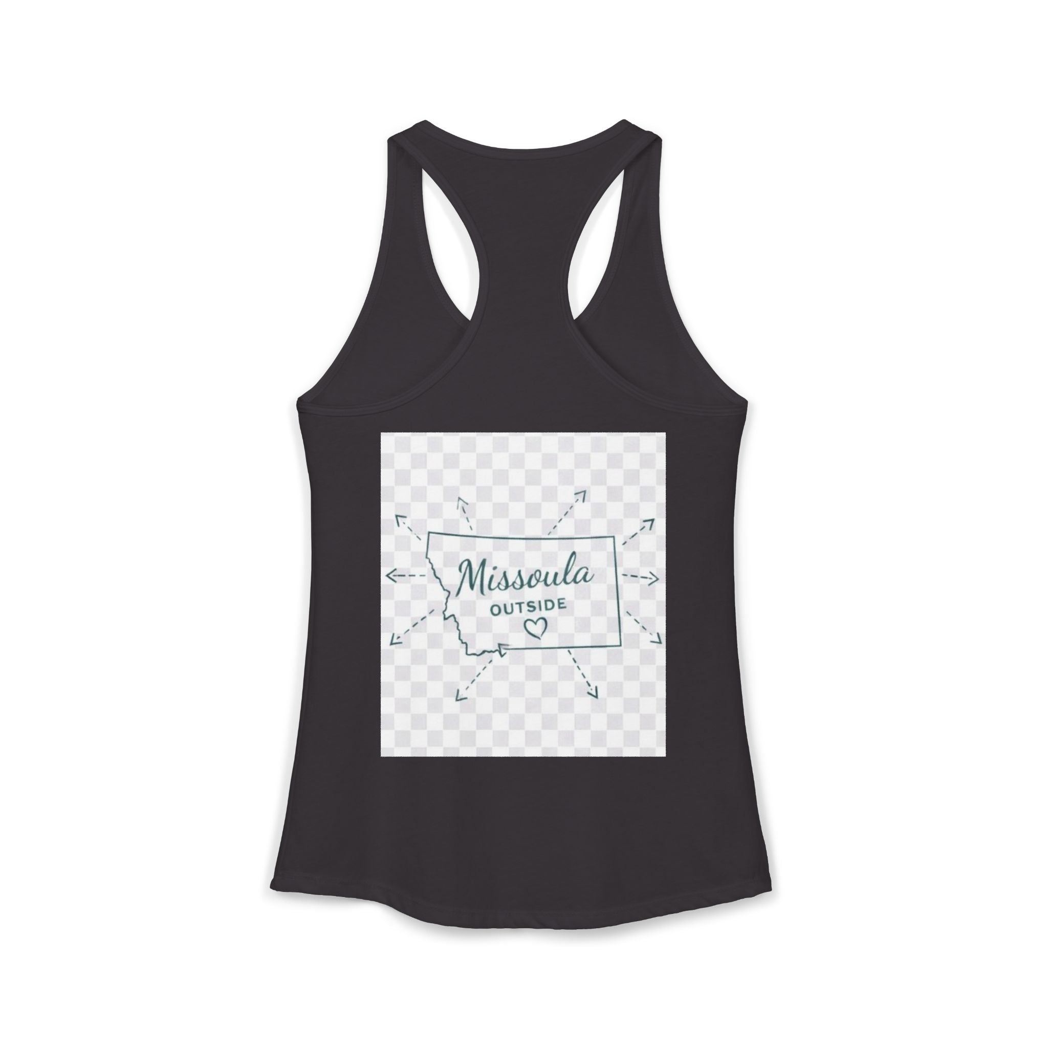 Missoula is Flocking anywhere outside of Montana Women's Ideal Racer back Tank