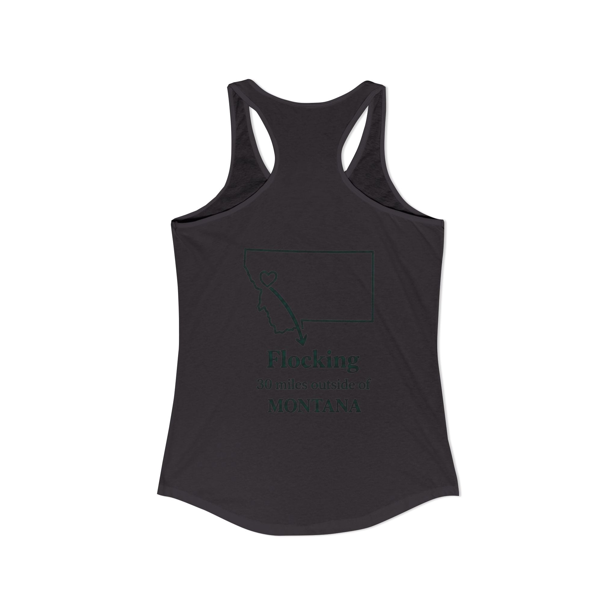 Say it loud and proud without your voice! With this Women's Ideal Racerback Tank