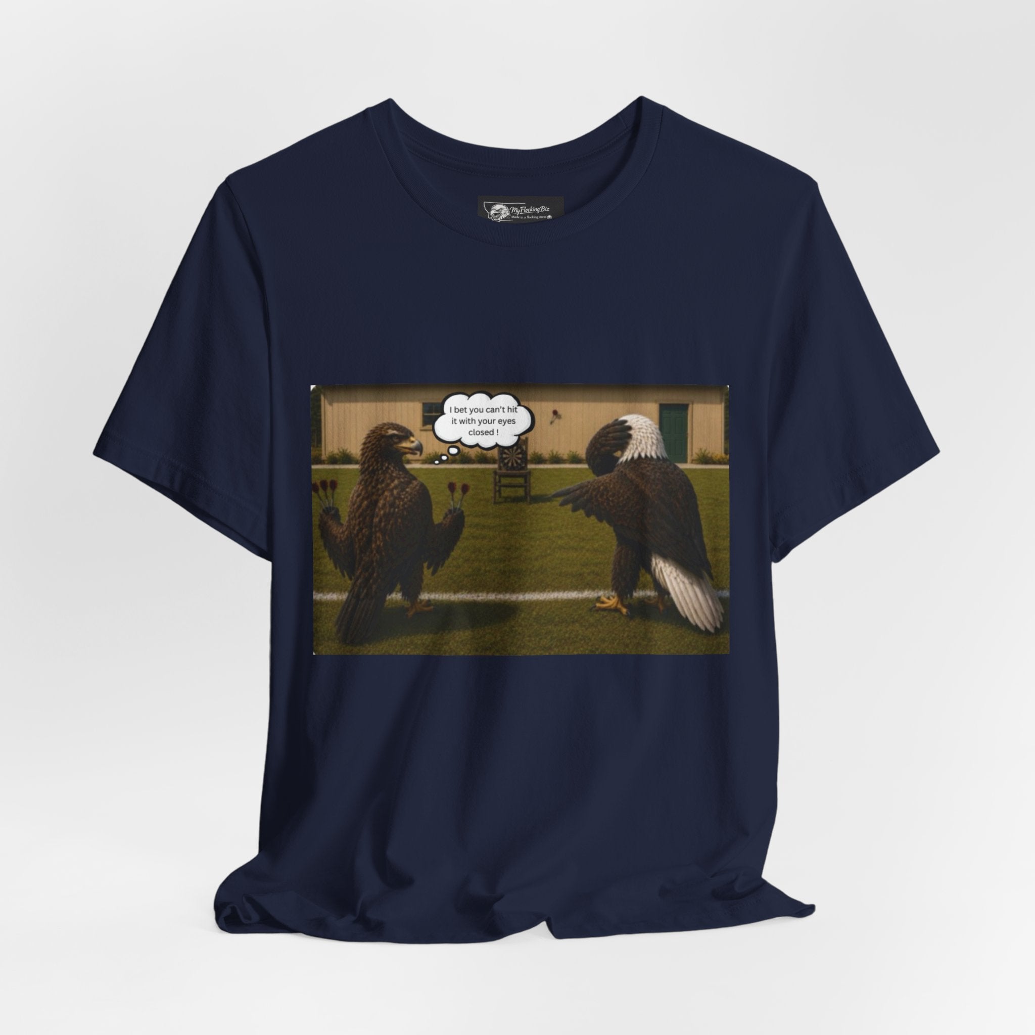 At least my "Darts" Are in A Row humor T-Shirt — Funny "At least my stocking darts are in a row" Graphic Tee