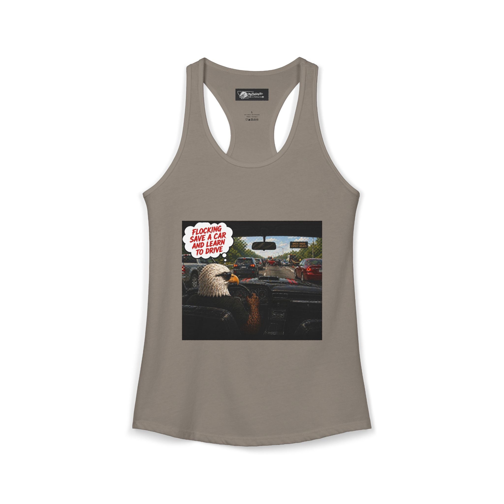 Learn to drive Save a Car Women's Ideal Racer back Tank