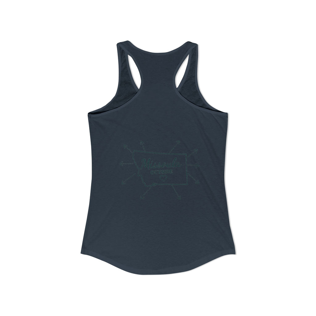 Directions for those seeking Missoula that need to be lost! Women's Ideal Racerback Tank