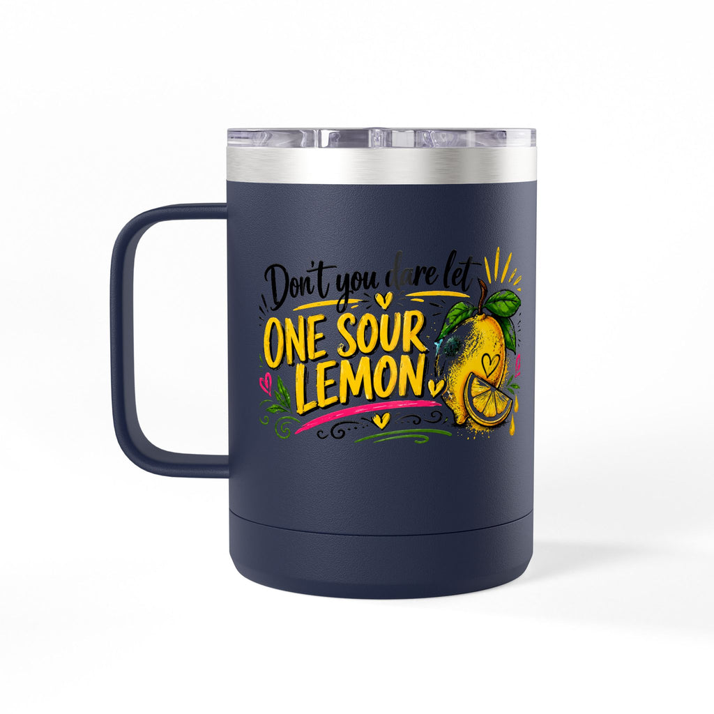 Flocking Squeeze Lemon 15oz Tumbler Mug