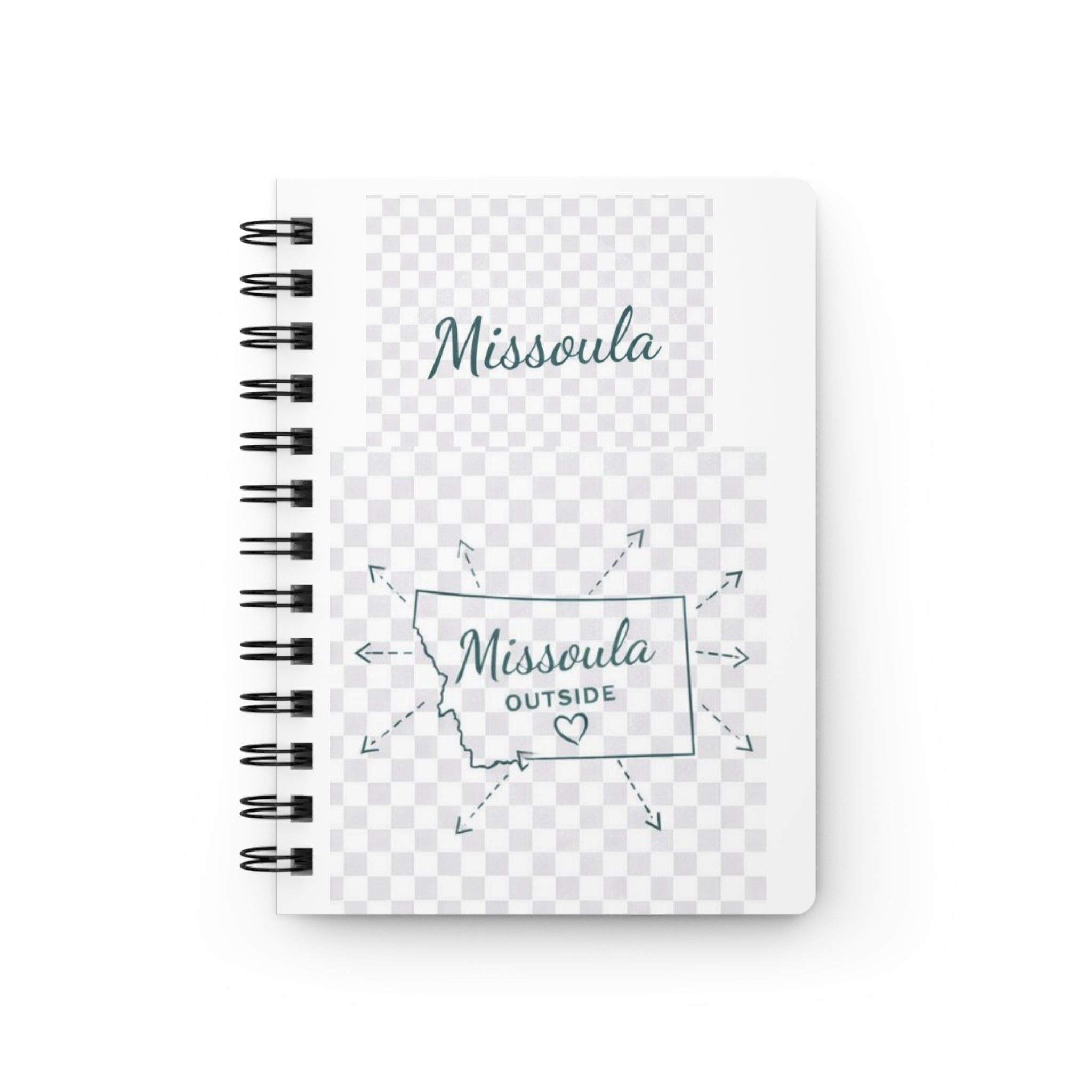 Missoula Outside Spiral Notebook — Montana State Outline Journal