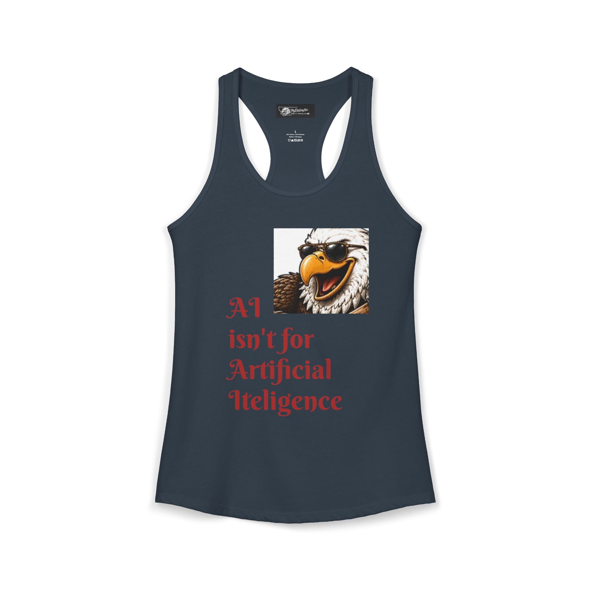 AI now has two E x p l o r a t i v e meanings as explained on this Women's Ideal Racerback Tank