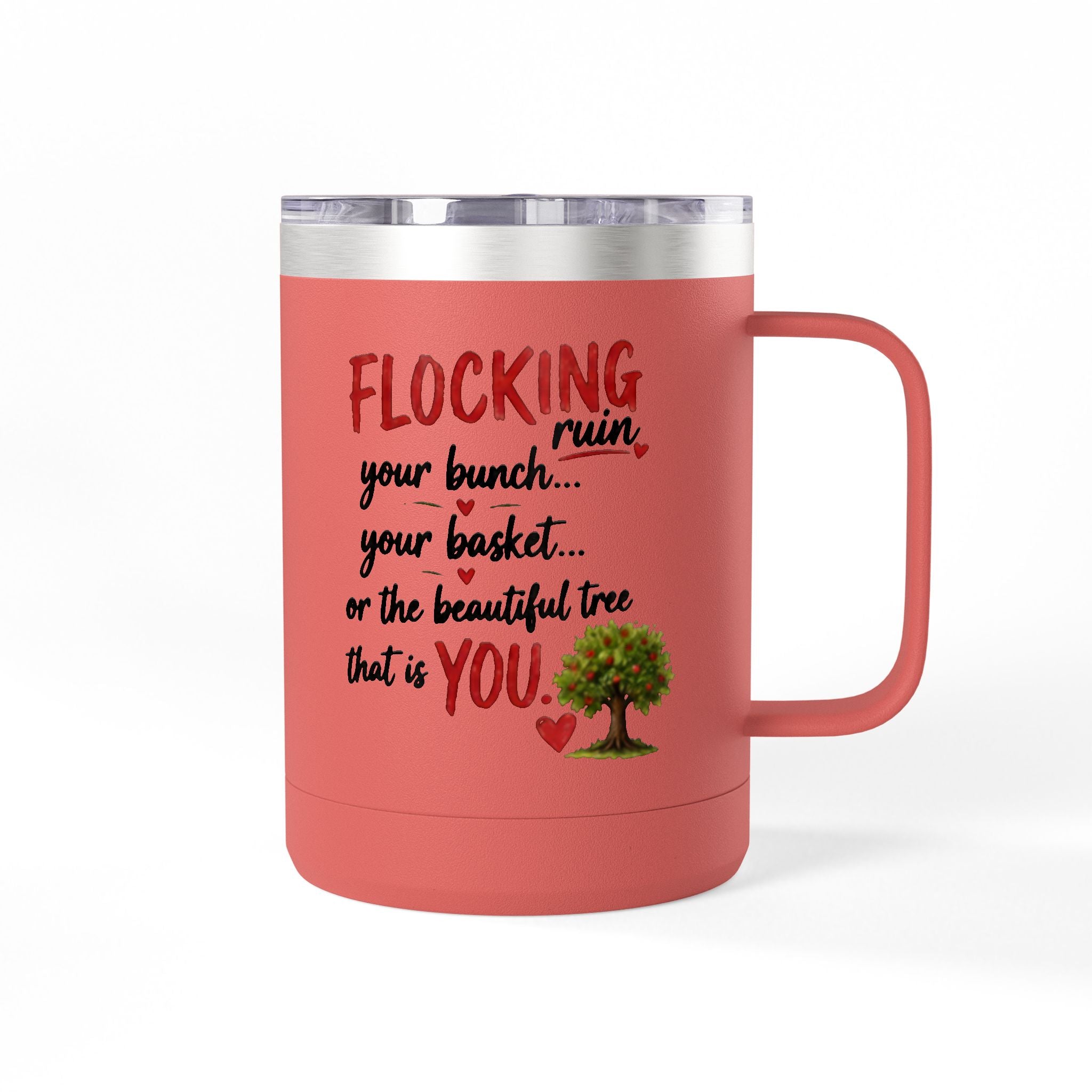 Flocking Brilliant You 15oz Travel Mug