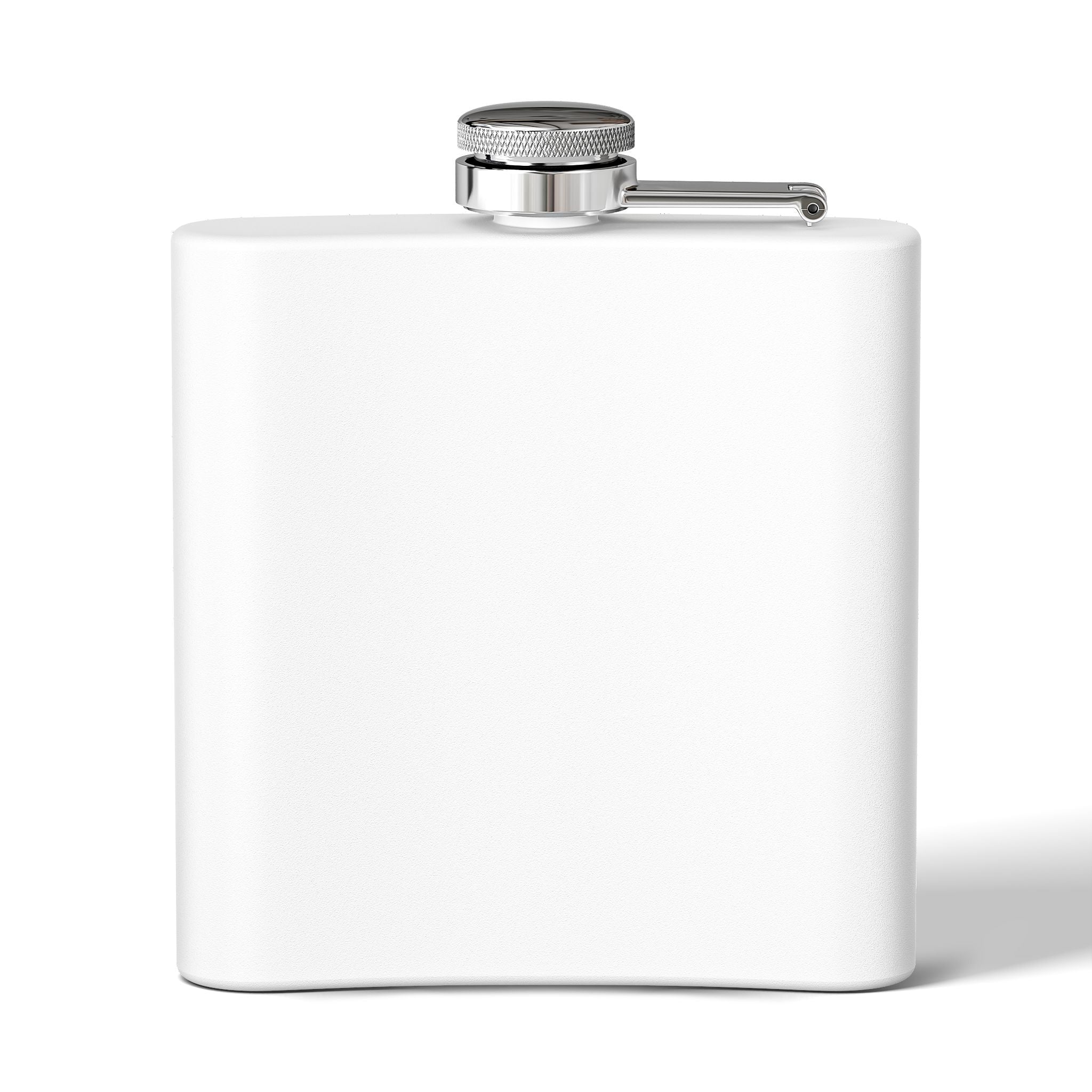 Flask — "Old Rockers Never Flocking Die" 6oz Stainless Steel Hip Flask