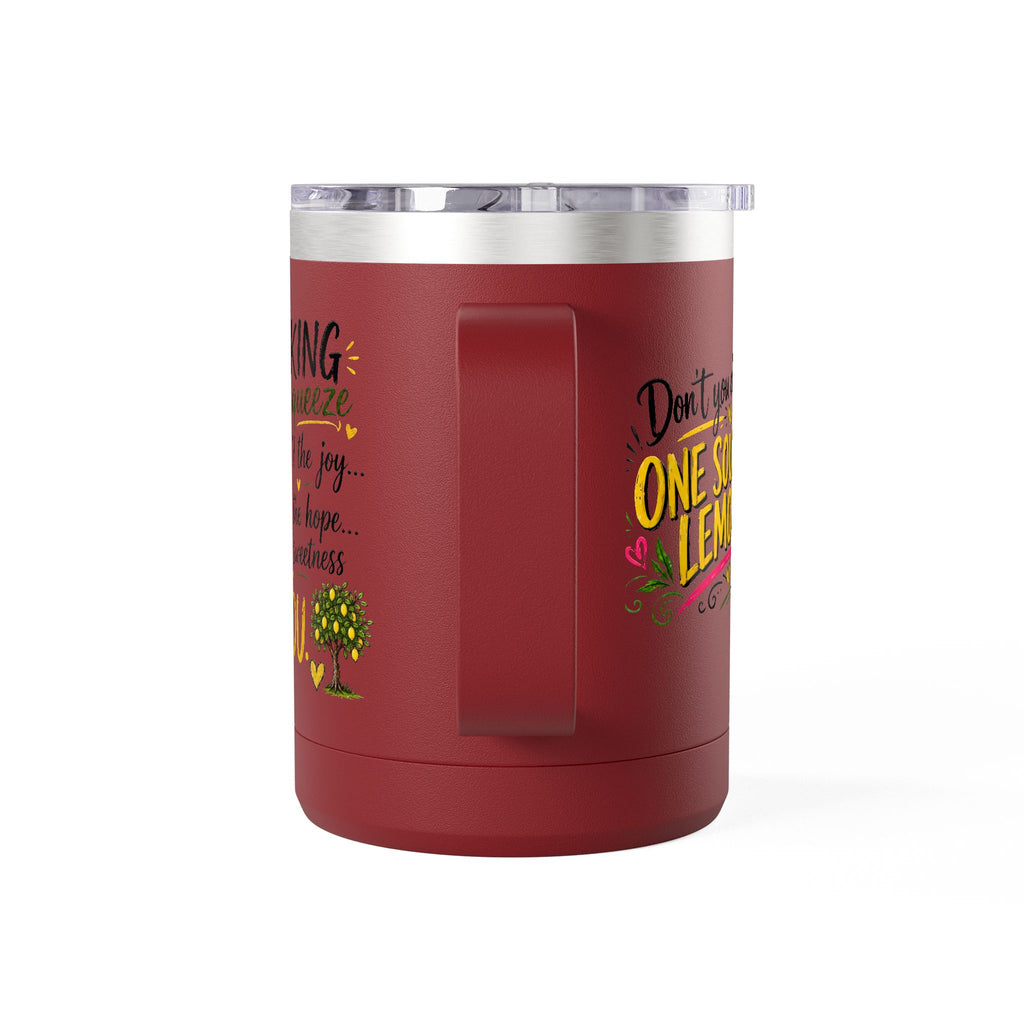 Flocking Squeeze Lemon 15oz Tumbler Mug
