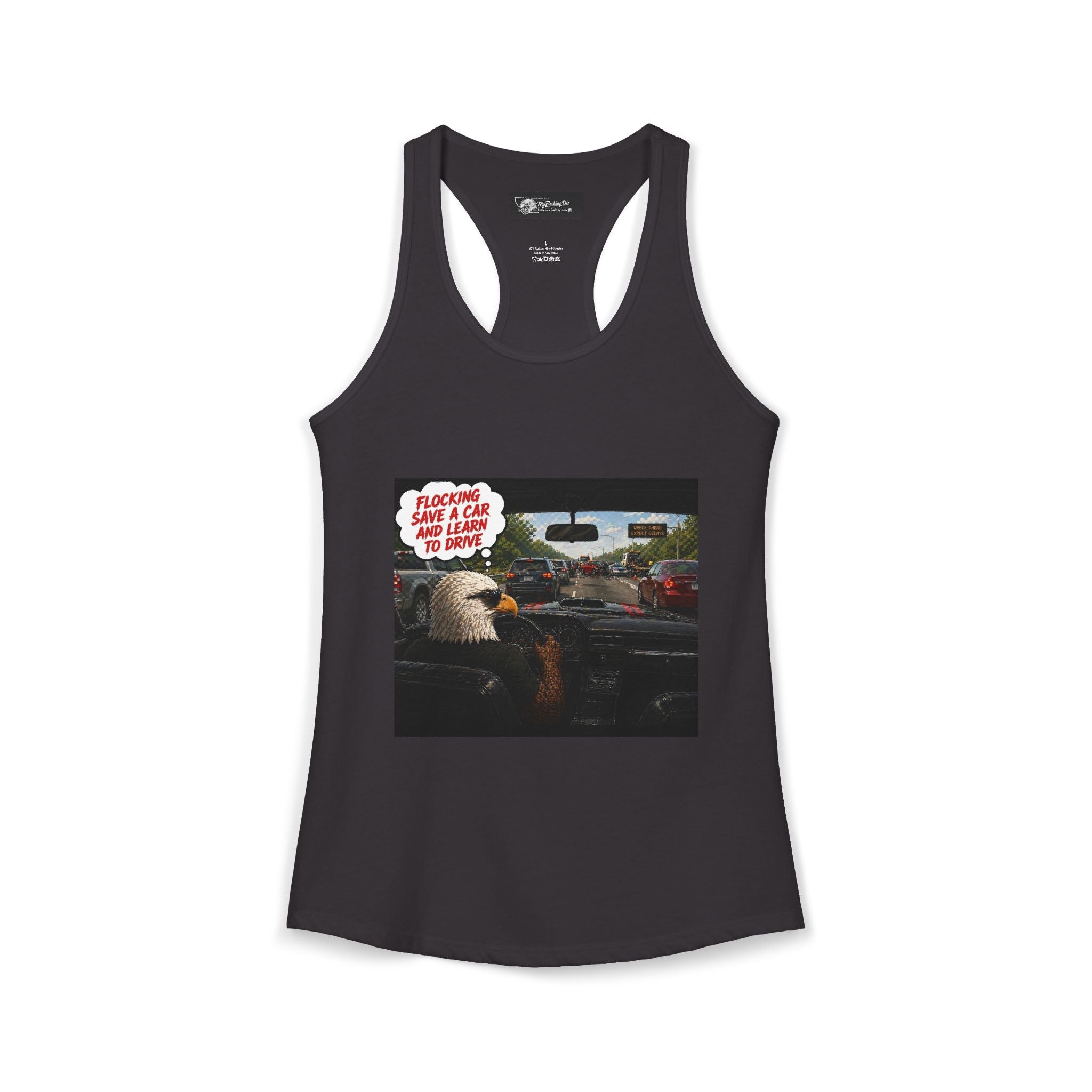 Learn to drive Save a Car Women's Ideal Racer back Tank