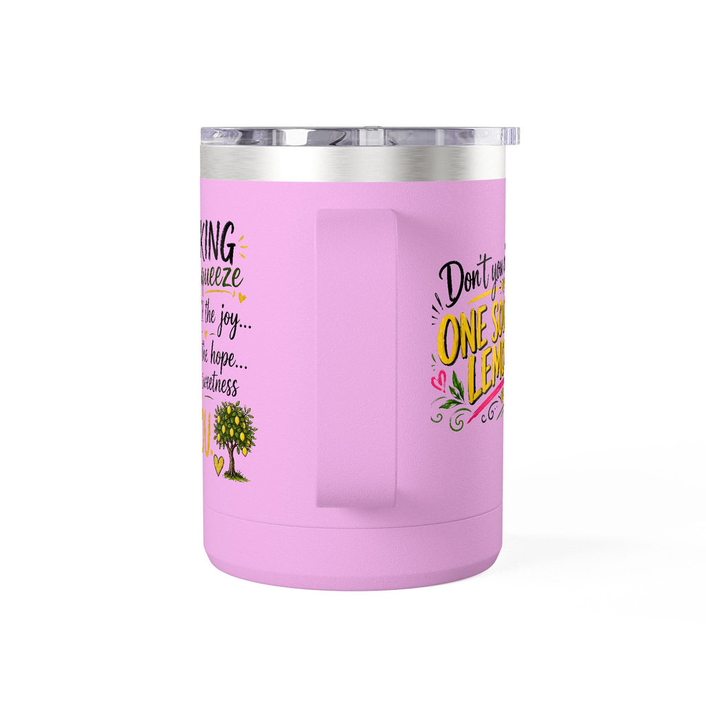Flocking Squeeze Lemon 15oz Tumbler Mug