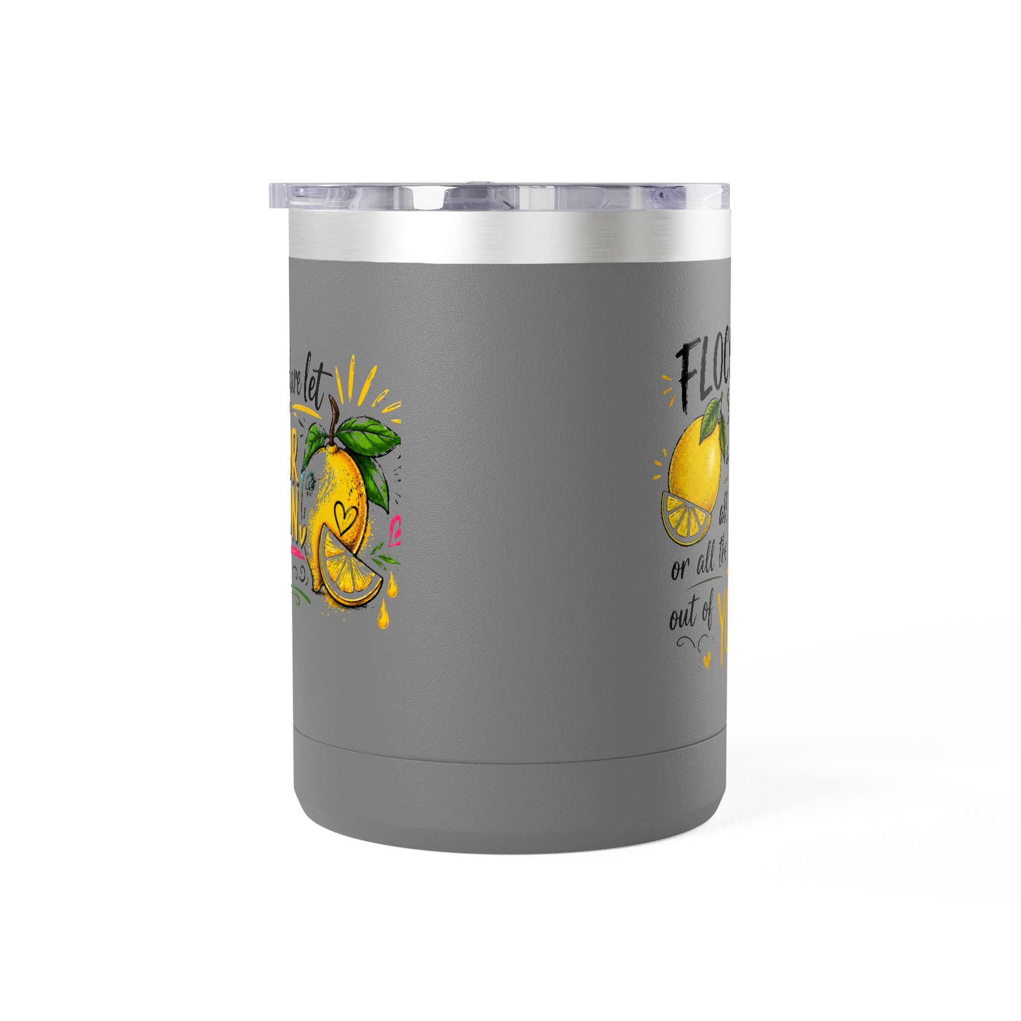 Flocking Squeeze Lemon 15oz Tumbler Mug