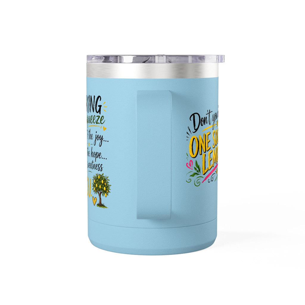 Flocking Squeeze Lemon 15oz Tumbler Mug