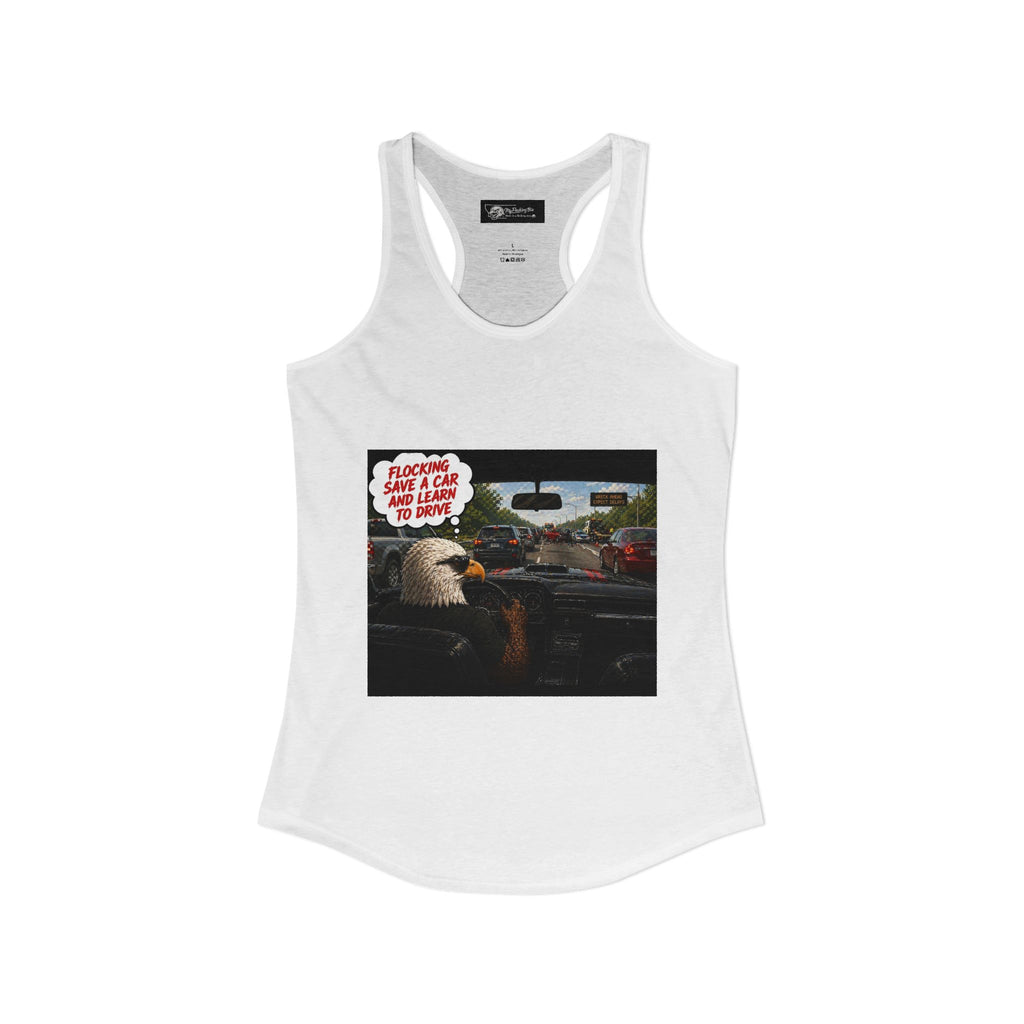 Learn to drive Save a Car Women's Ideal Racer back Tank