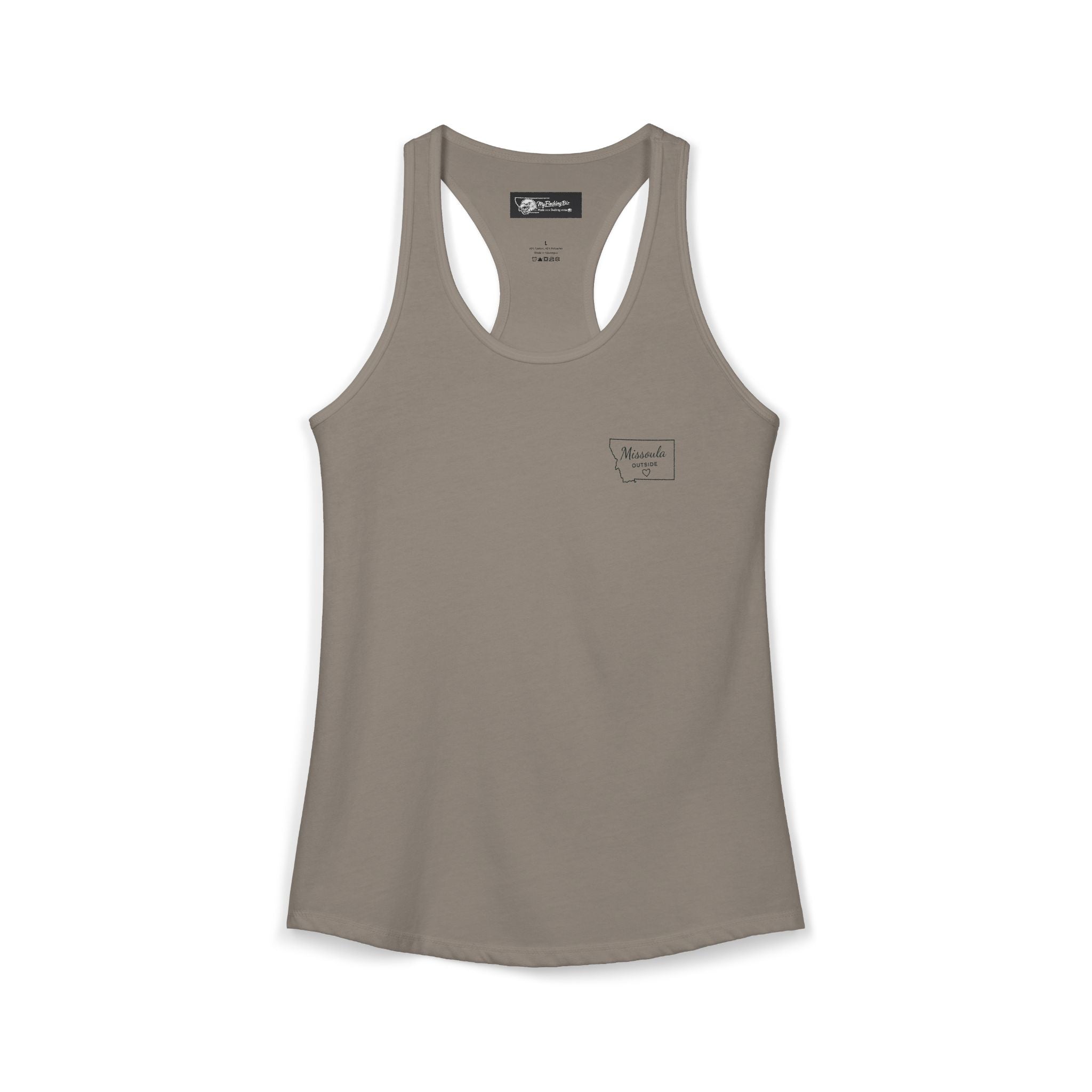 Say it loud and proud without your voice! With this Women's Ideal Racerback Tank