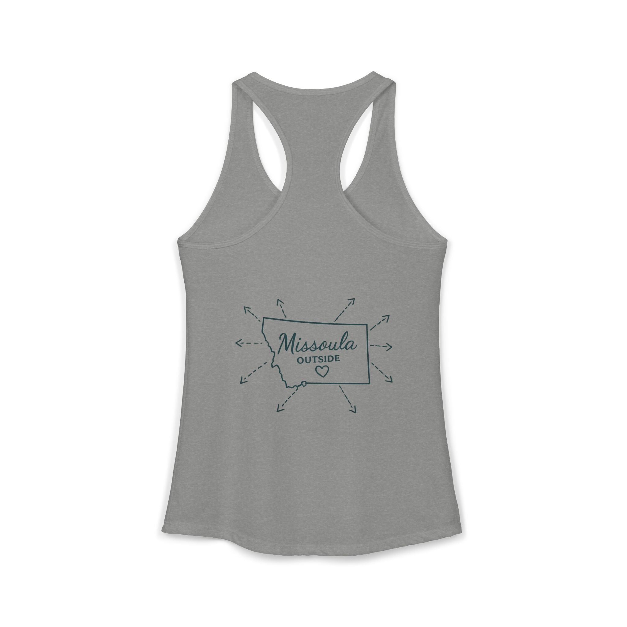 Directions for those seeking Missoula that need to be lost! Women's Ideal Racerback Tank