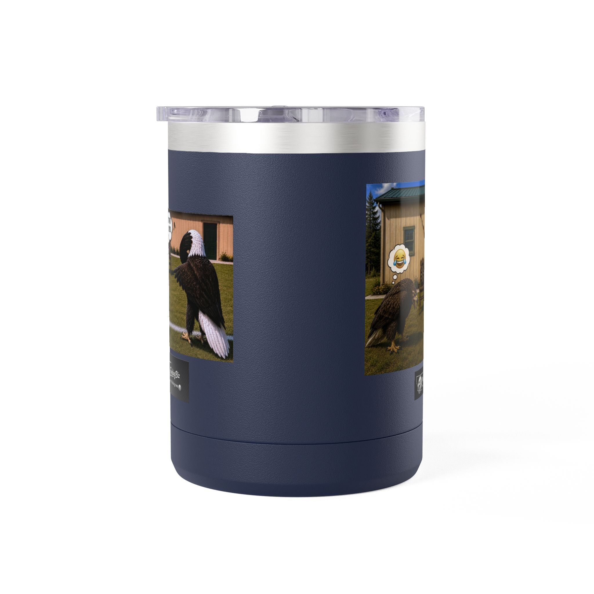 15oz Funny Turkey Dartboard Coffee Tumbler – "Well... at least my flocking darts are in a row"