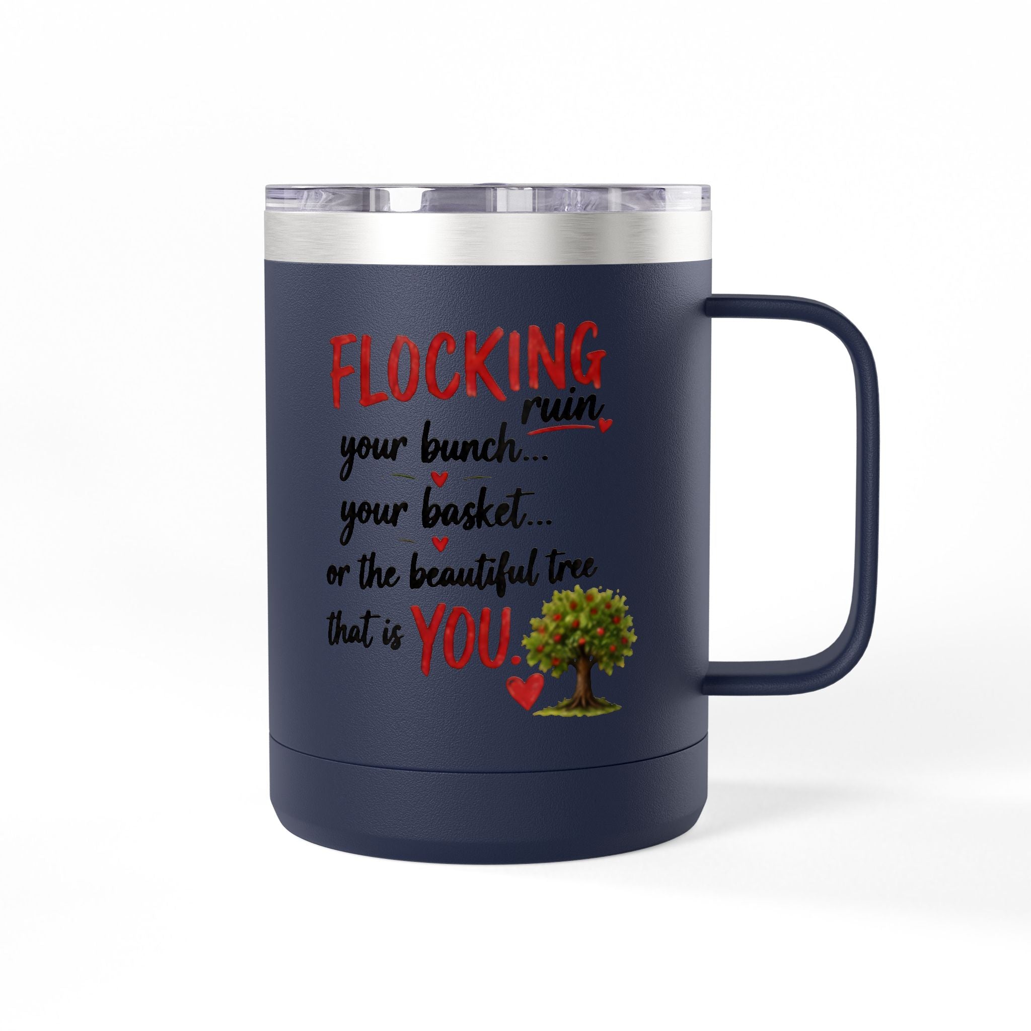 Flocking Brilliant You 15oz Travel Mug