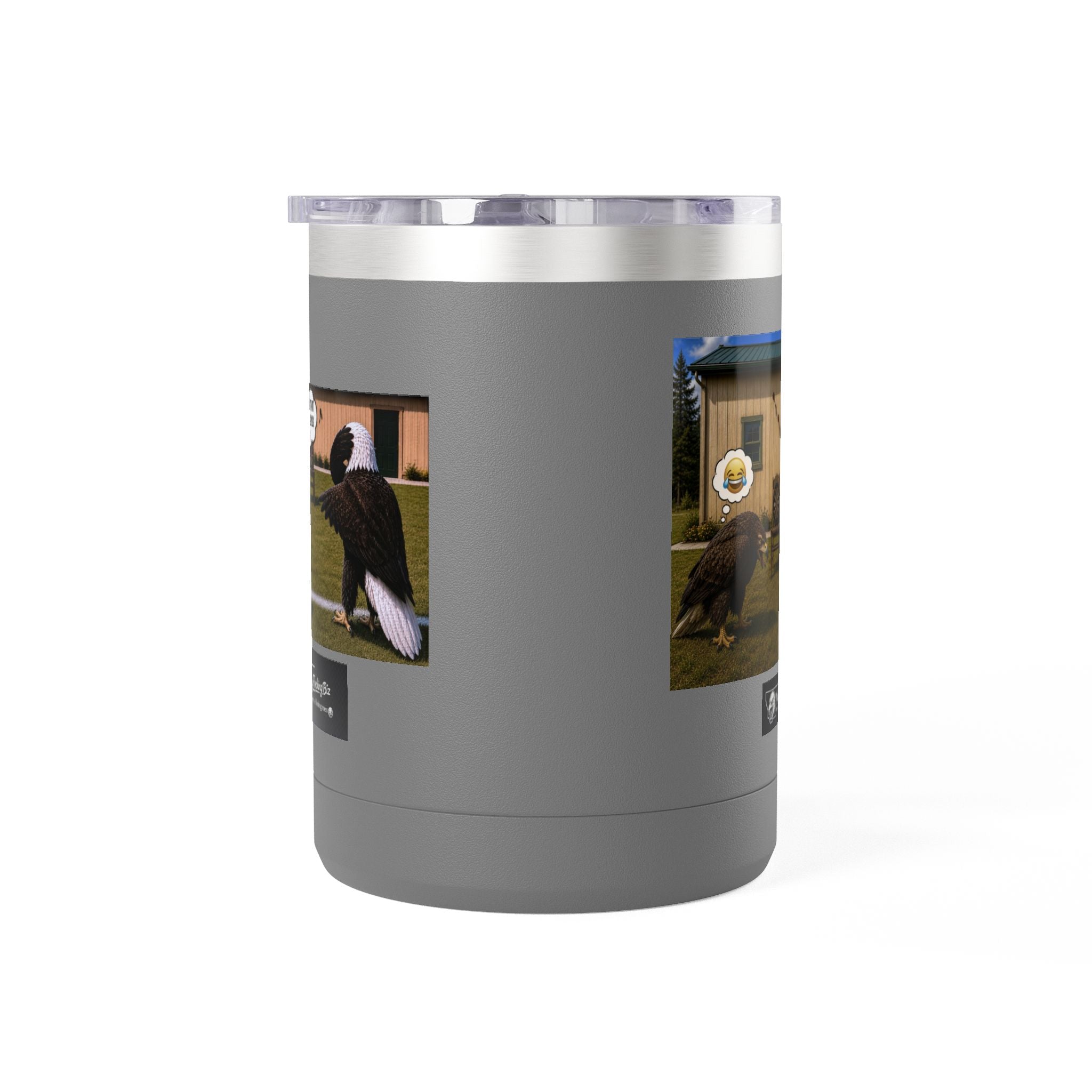 15oz Funny Turkey Dartboard Coffee Tumbler – "Well... at least my flocking darts are in a row"