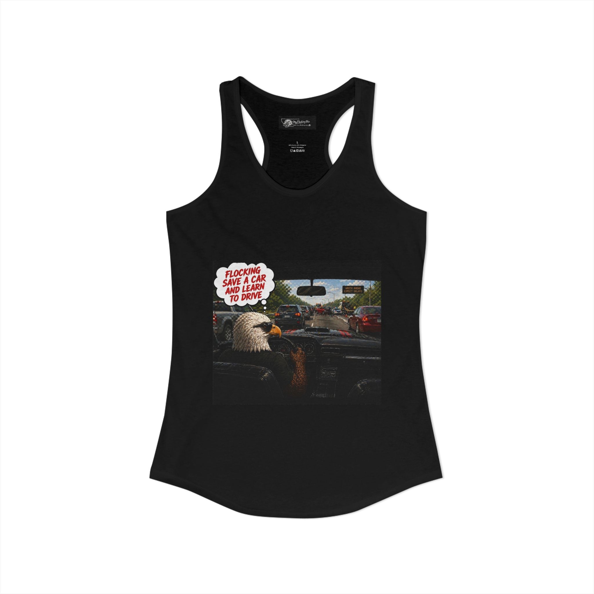 Learn to drive Save a Car Women's Ideal Racer back Tank
