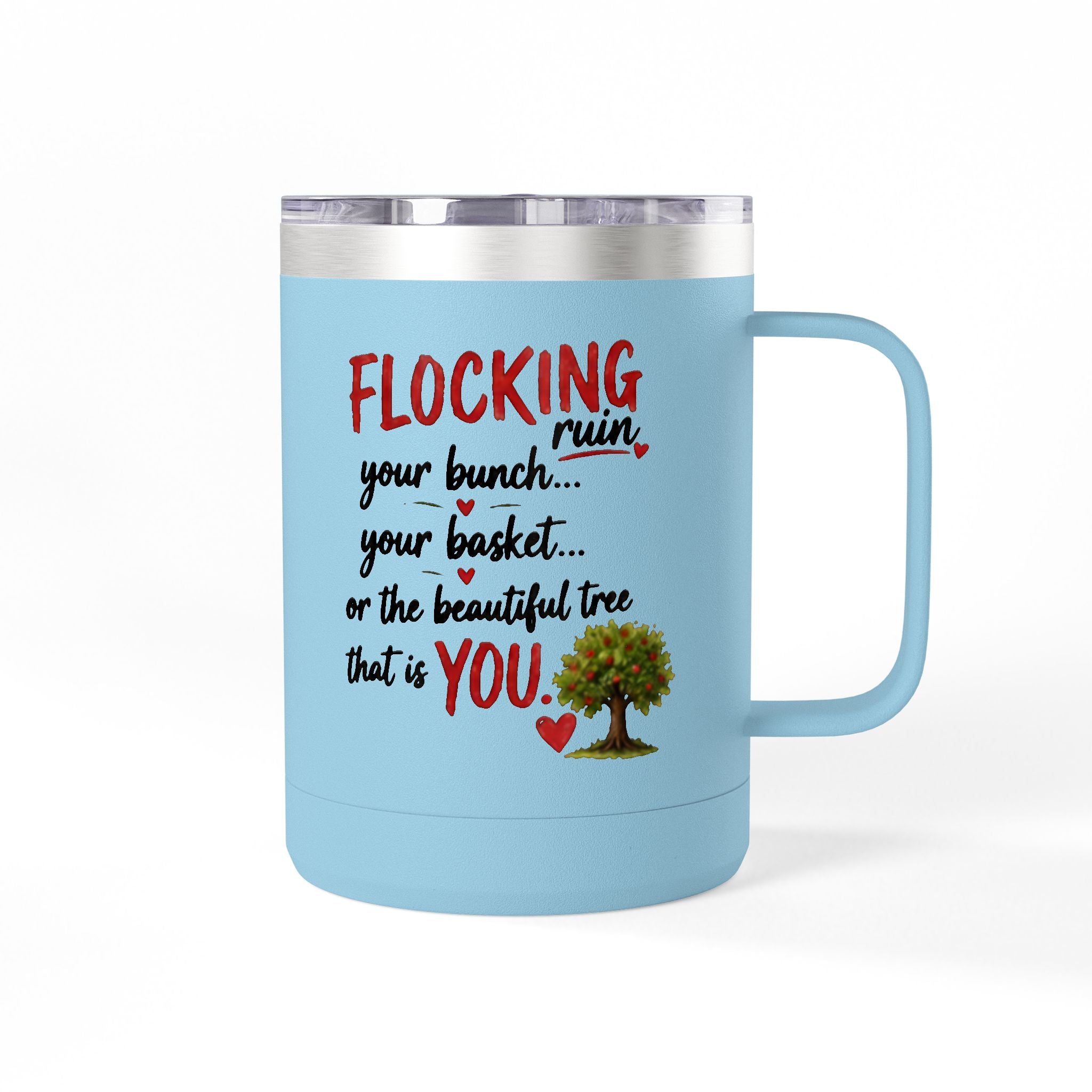 Flocking Brilliant You 15oz Travel Mug