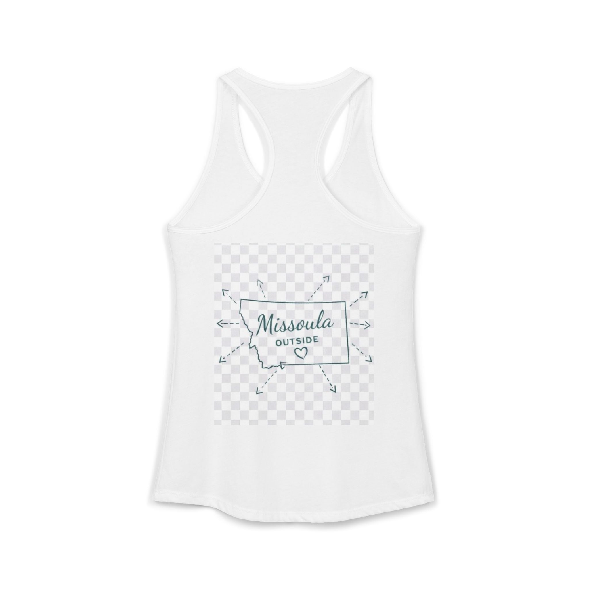 Missoula is Flocking anywhere outside of Montana Women's Ideal Racer back Tank