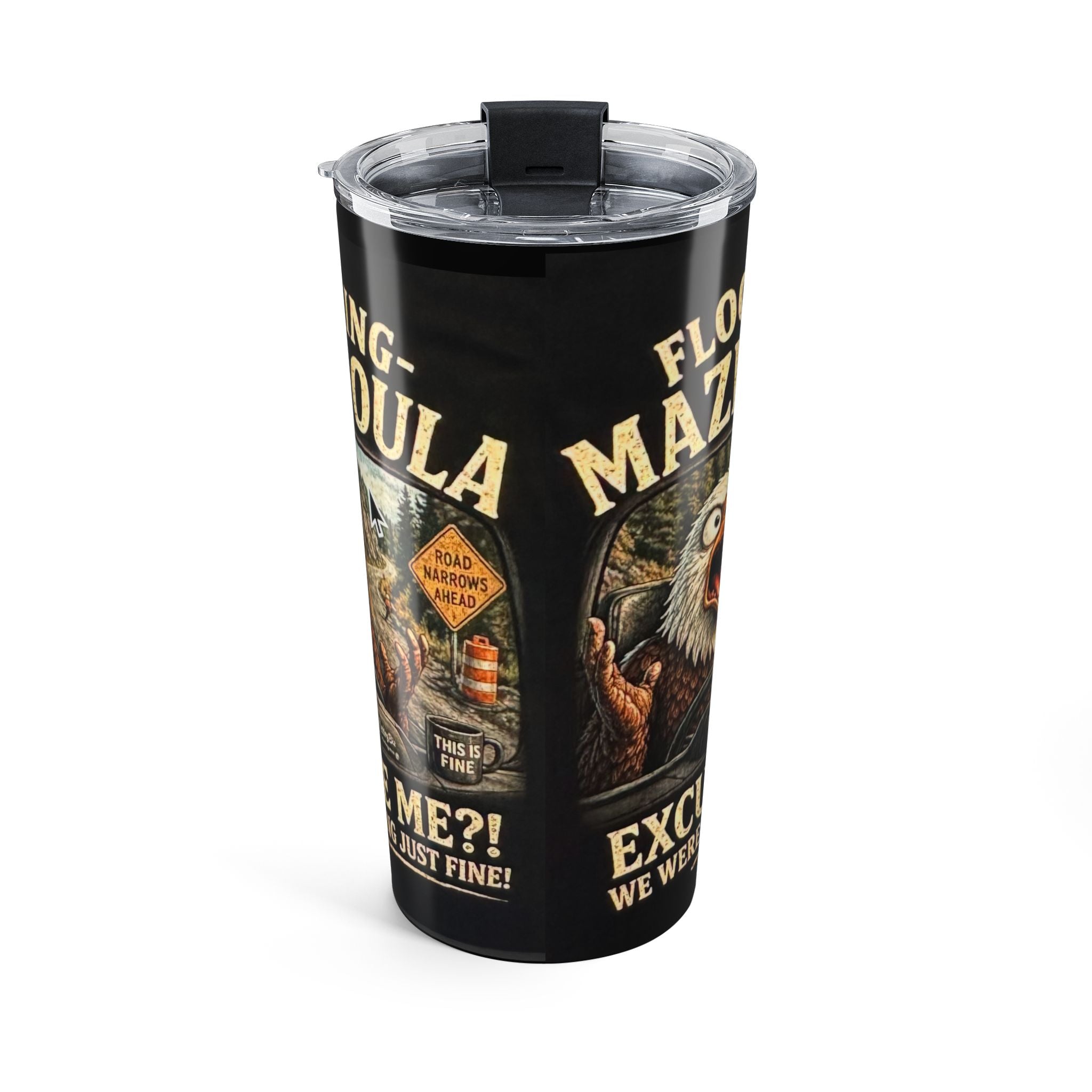 Maze-oula Flocking problem travel tumbler Manula 20oz