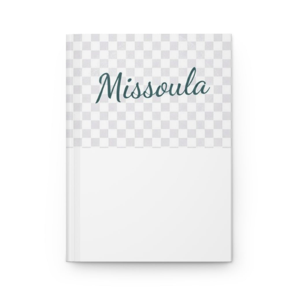 Missoula State Map Hardcover Journal – 'Missoula Outside' Travel Notebook