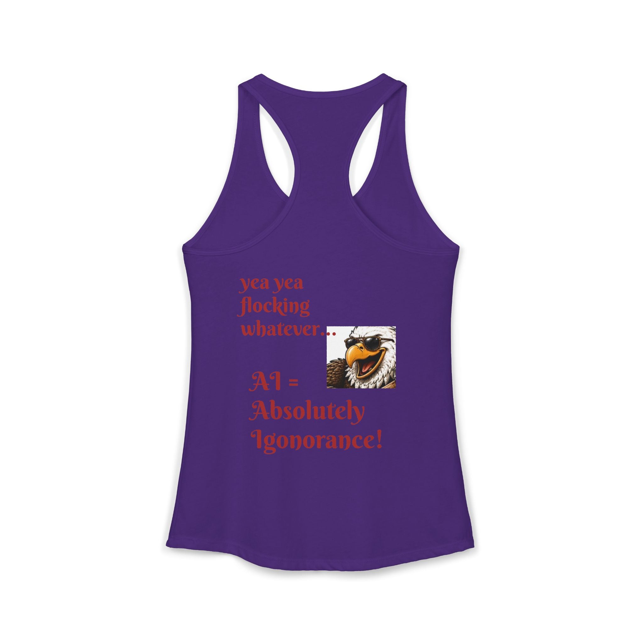 AI now has two E x p l o r a t i v e meanings as explained on this Women's Ideal Racerback Tank
