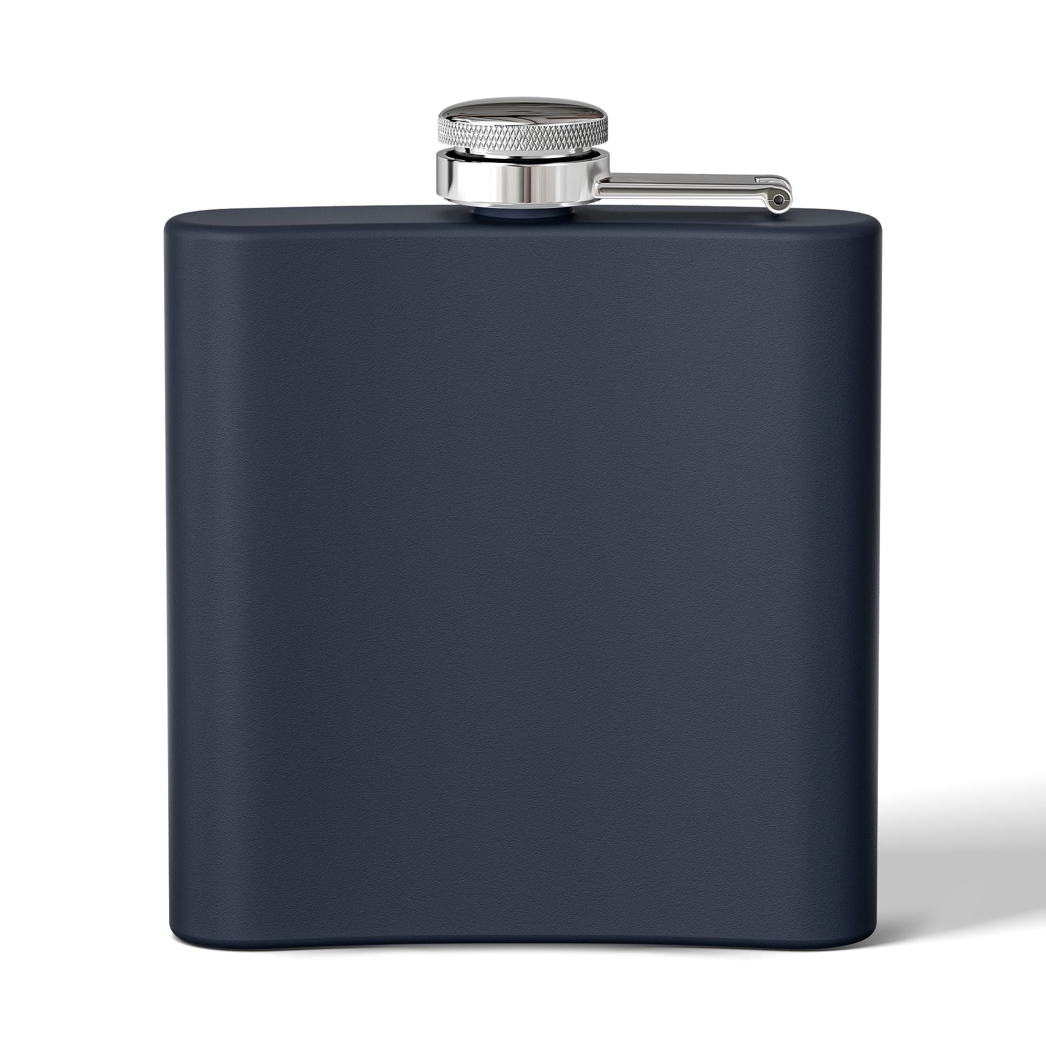 Flask — "Old Rockers Never Flocking Die" 6oz Stainless Steel Hip Flask