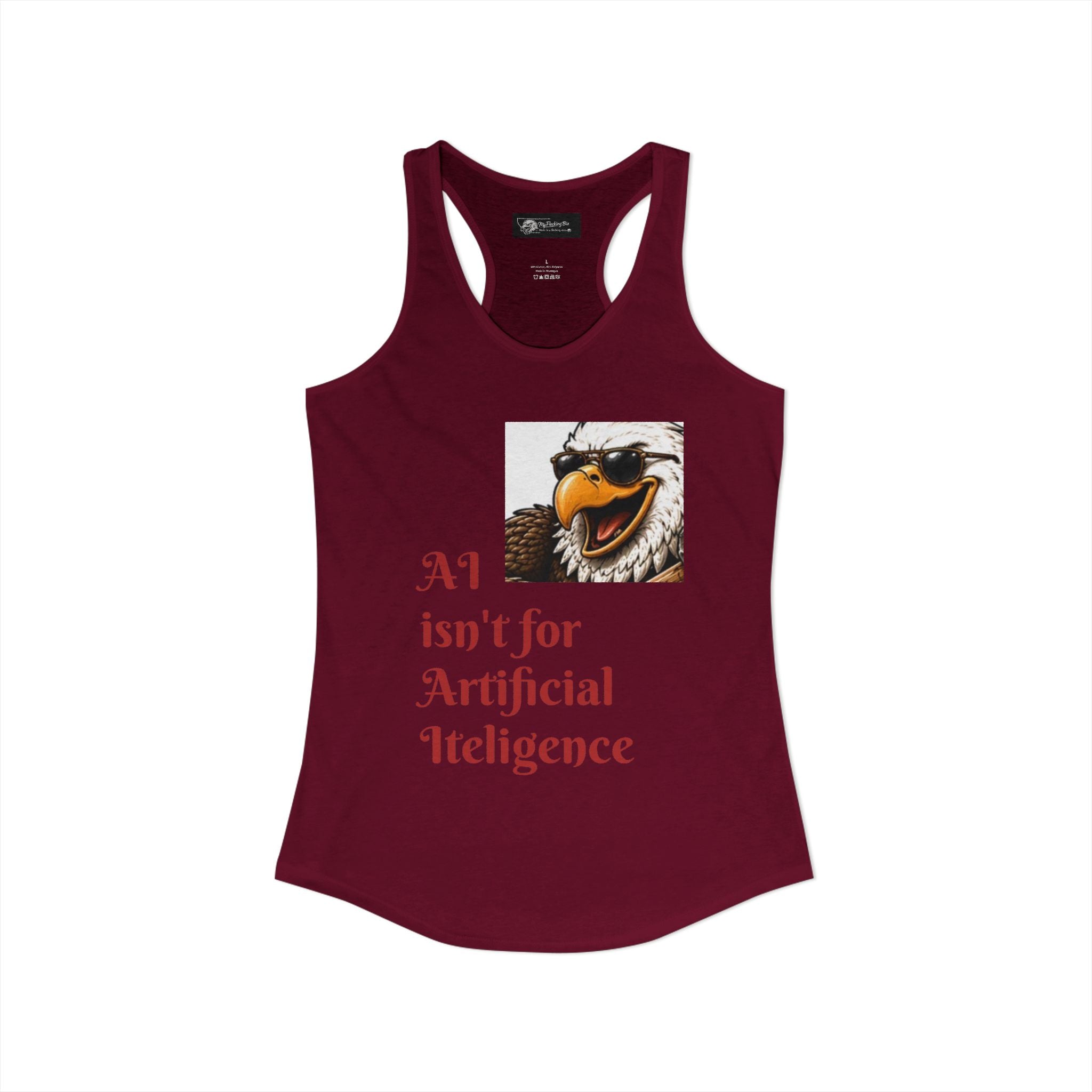 AI now has two E x p l o r a t i v e meanings as explained on this Women's Ideal Racerback Tank