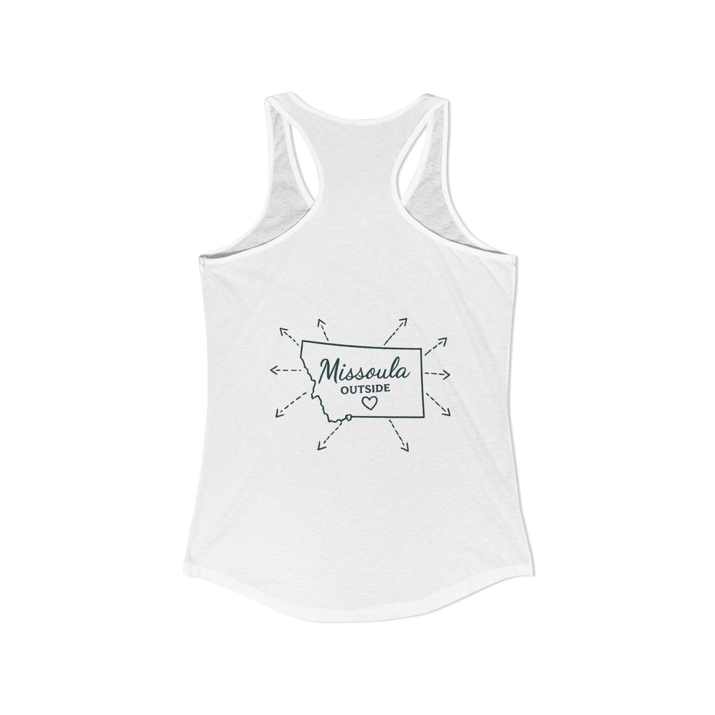 Directions for those seeking Missoula that need to be lost! Women's Ideal Racerback Tank