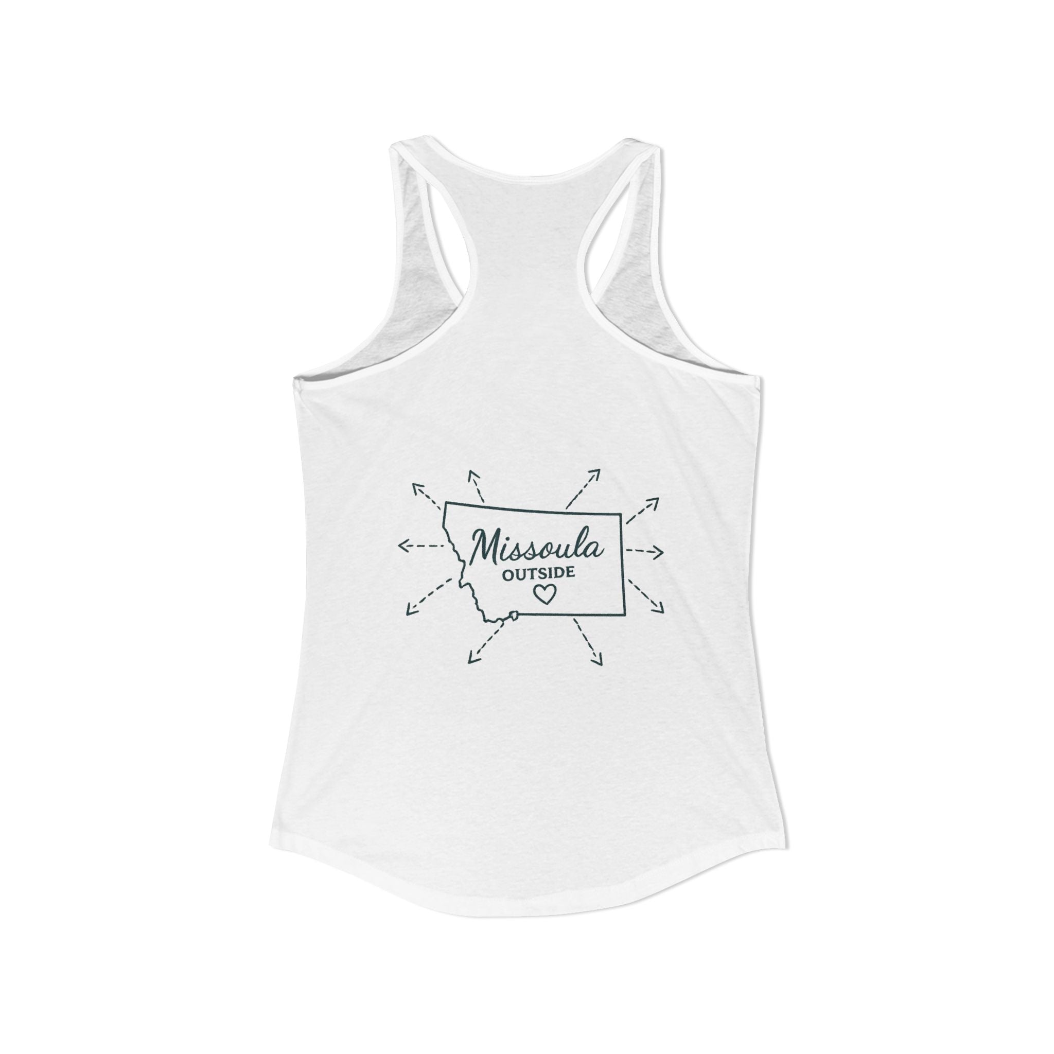 Directions for those seeking Missoula that need to be lost! Women's Ideal Racerback Tank