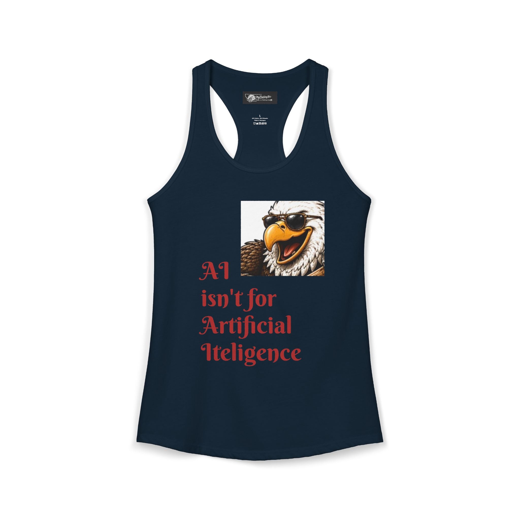 AI now has two E x p l o r a t i v e meanings as explained on this Women's Ideal Racerback Tank
