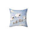 Sweet Dreams Sheep Pillow — Cute Nursery Decorative Throw Pillow