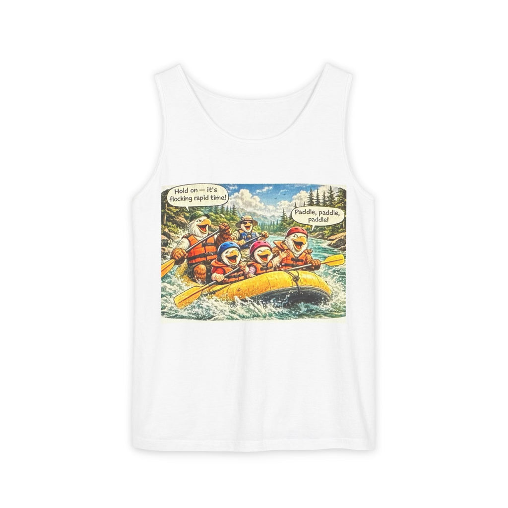 Rafting Family Tank Top — "Now THIS is f*cking family time" Graphic Tank