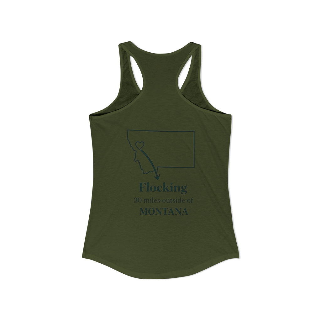 Say it loud and proud without your voice! With this Women's Ideal Racerback Tank