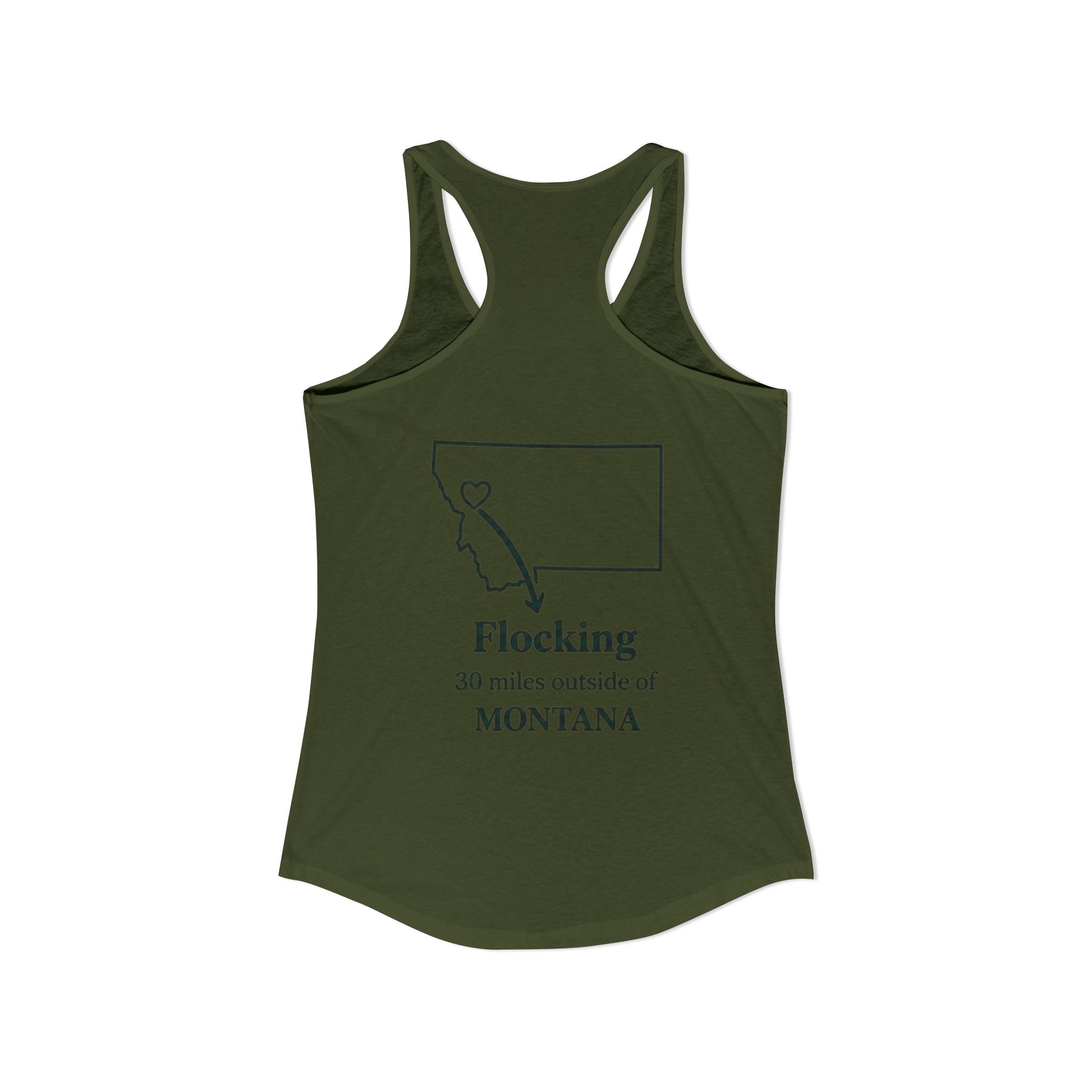 Say it loud and proud without your voice! With this Women's Ideal Racerback Tank