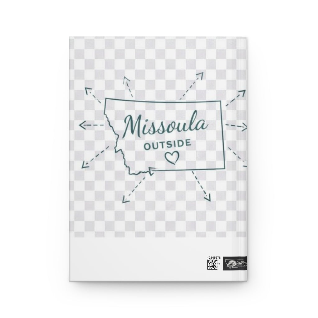 Missoula State Map Hardcover Journal – 'Missoula Outside' Travel Notebook