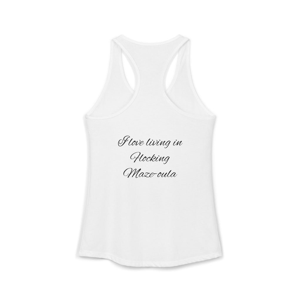 Flocking Maze-oula Women's Ideal Racer back Tank