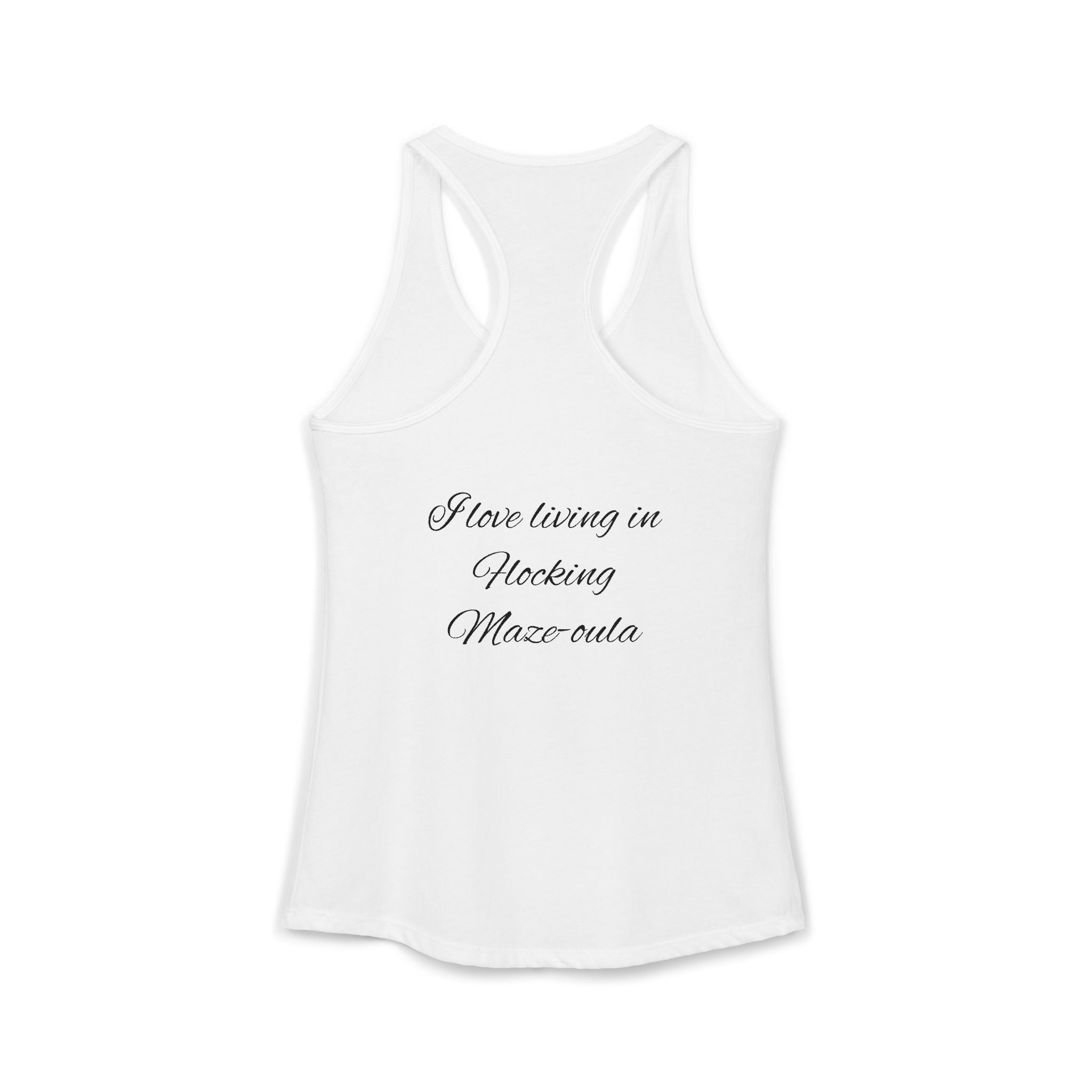 Flocking Maze-oula Women's Ideal Racer back Tank